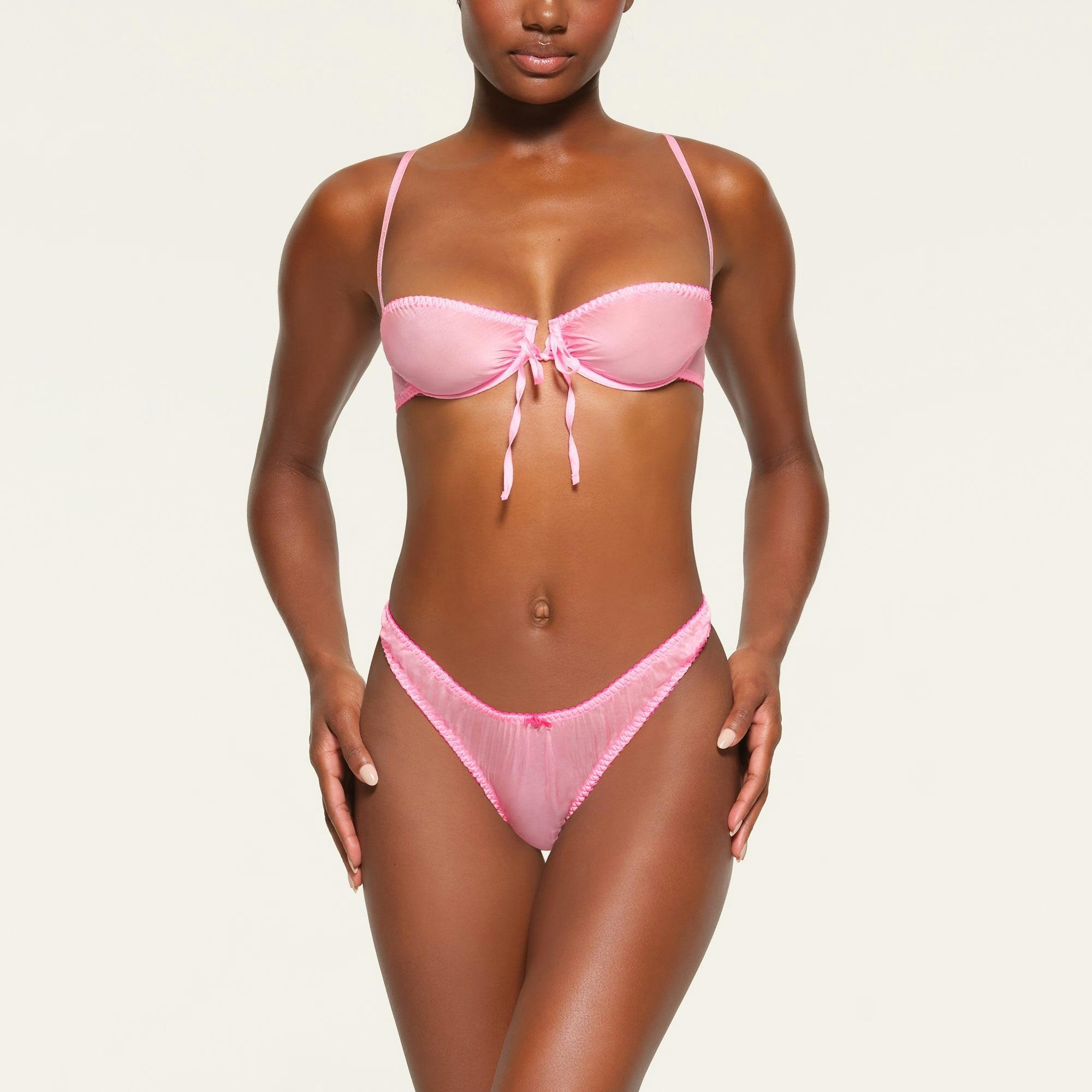 SKIMS ROMANCE BALCONETTE BRA | BUBBLE GUM Product Image