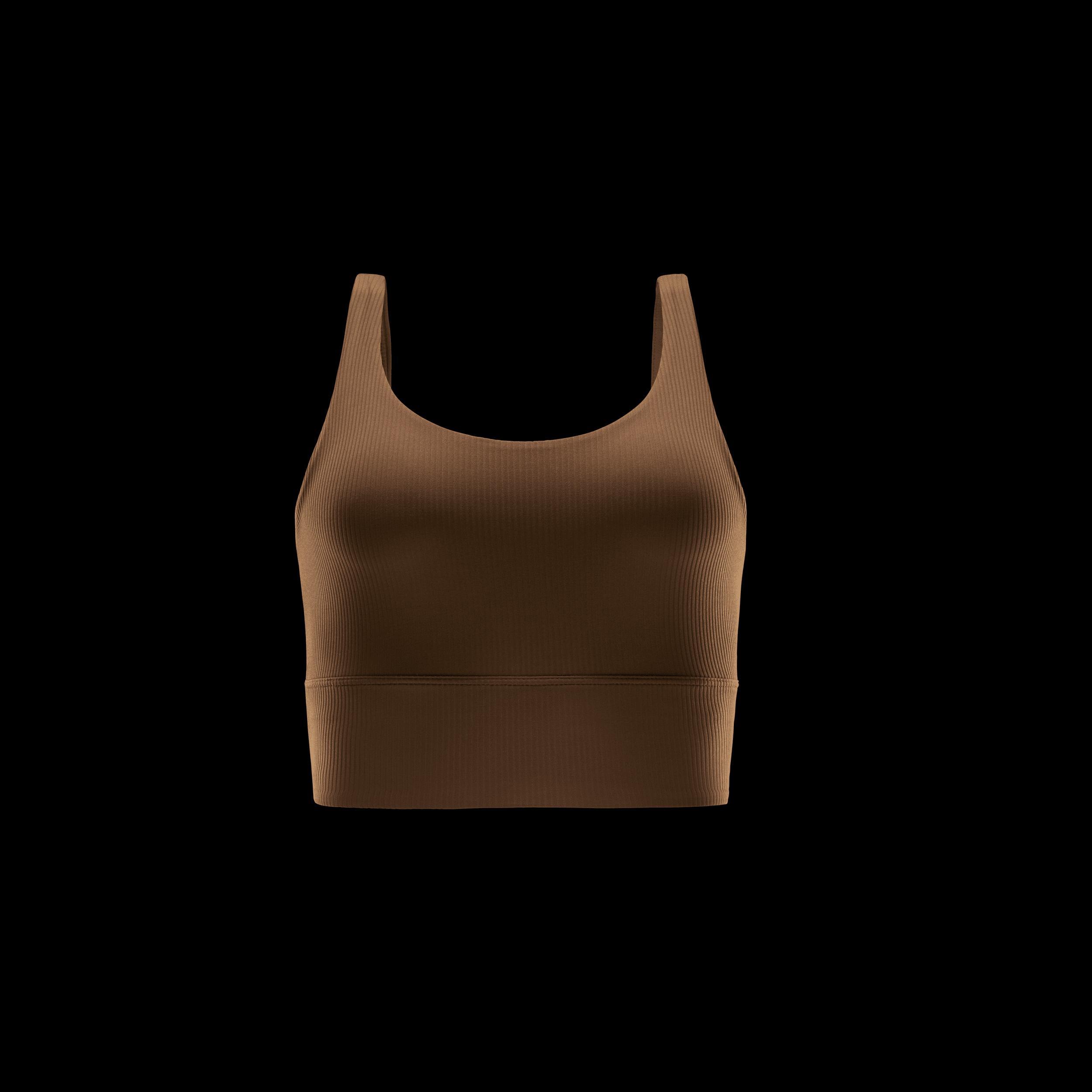 Nike Zenvy Rib Women's Light-Support Padded Longline Sports Bra Product Image