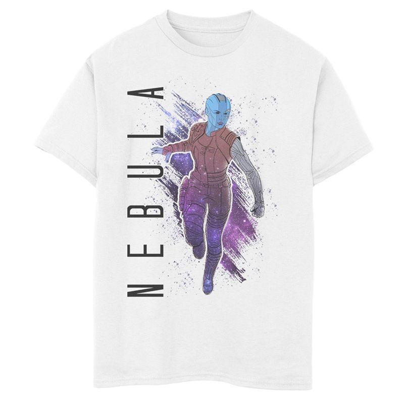 Men's Avengers Nebula Painted Tee, Size: Medium, White Product Image