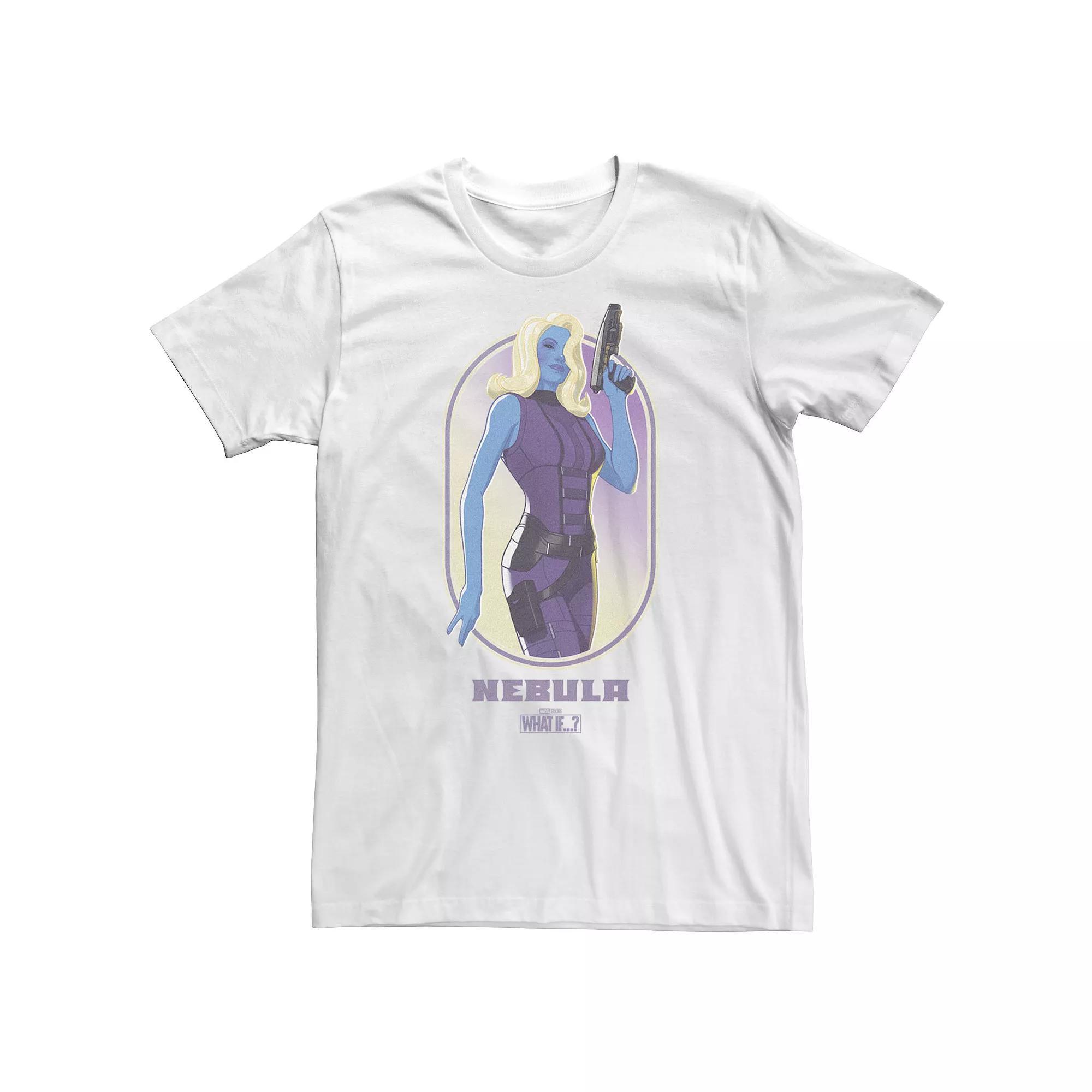 Big & Tall Marvel What if?... Nebula Multi-Verse Tee, Men's, Size: 5XL, White Product Image