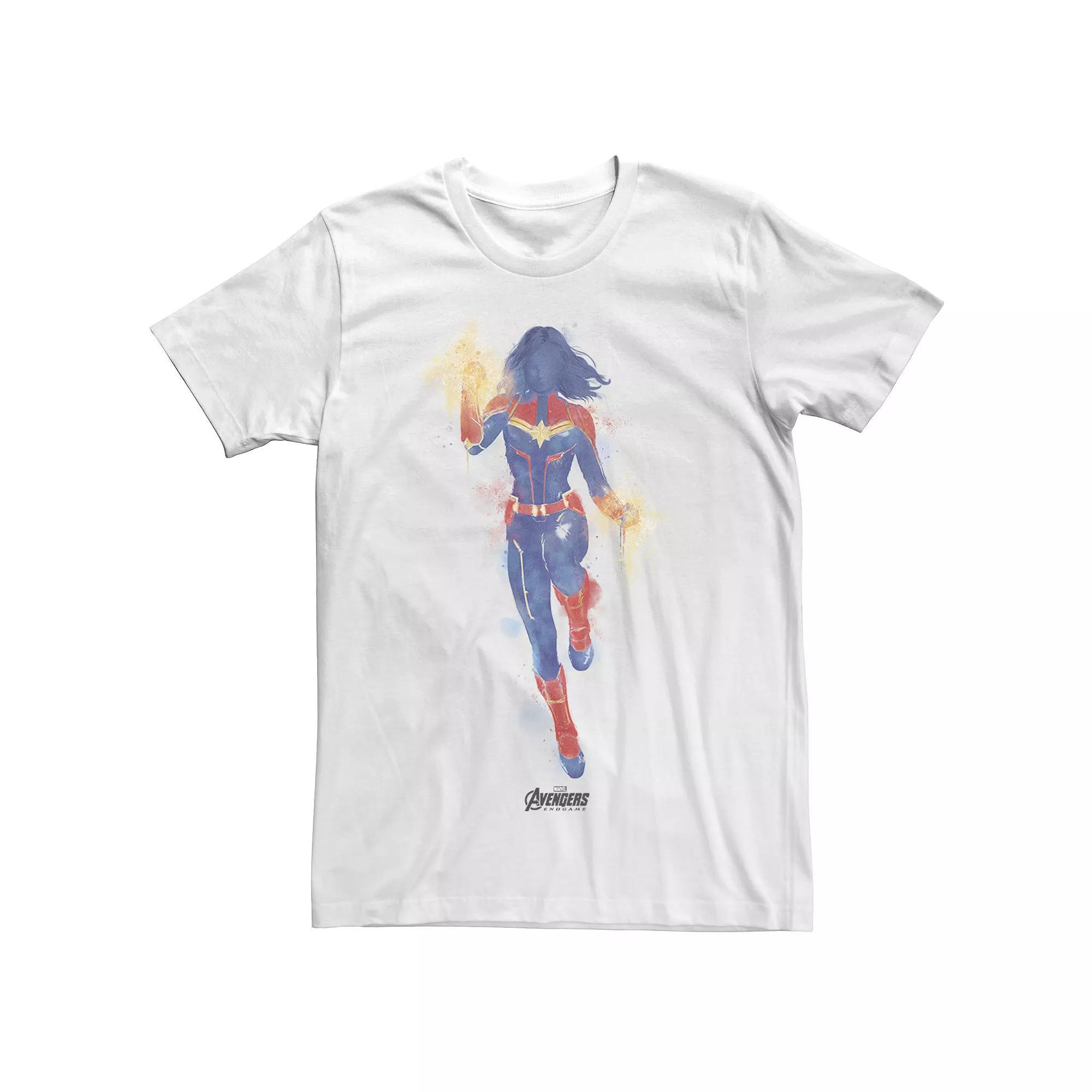 Men's Marvel Avengers Endgame Spray Paint Tee, Size: XL, White Product Image