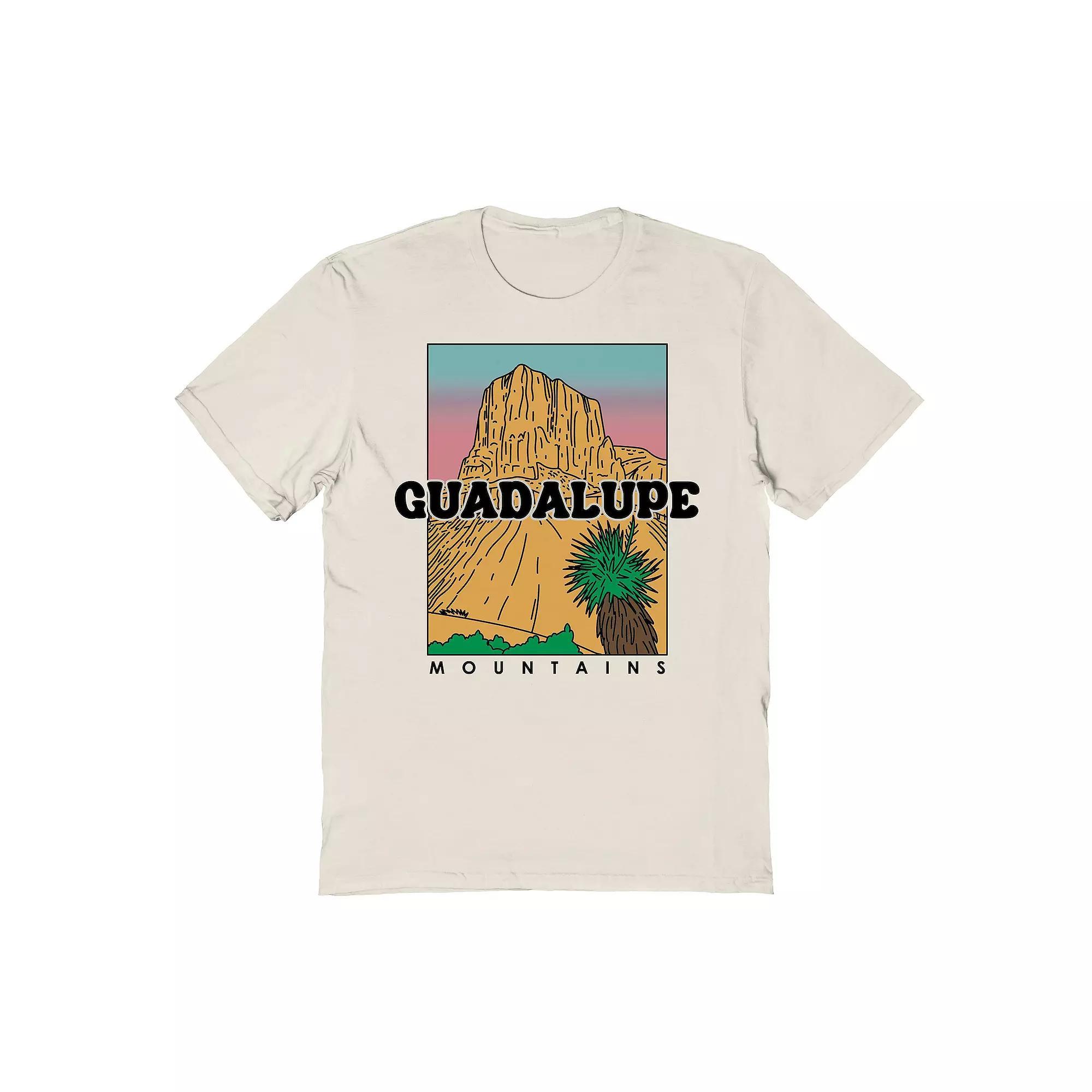 Men's Country Parks Guadalupe Mountains Graphic Tee, Size: Medium, Natural Product Image