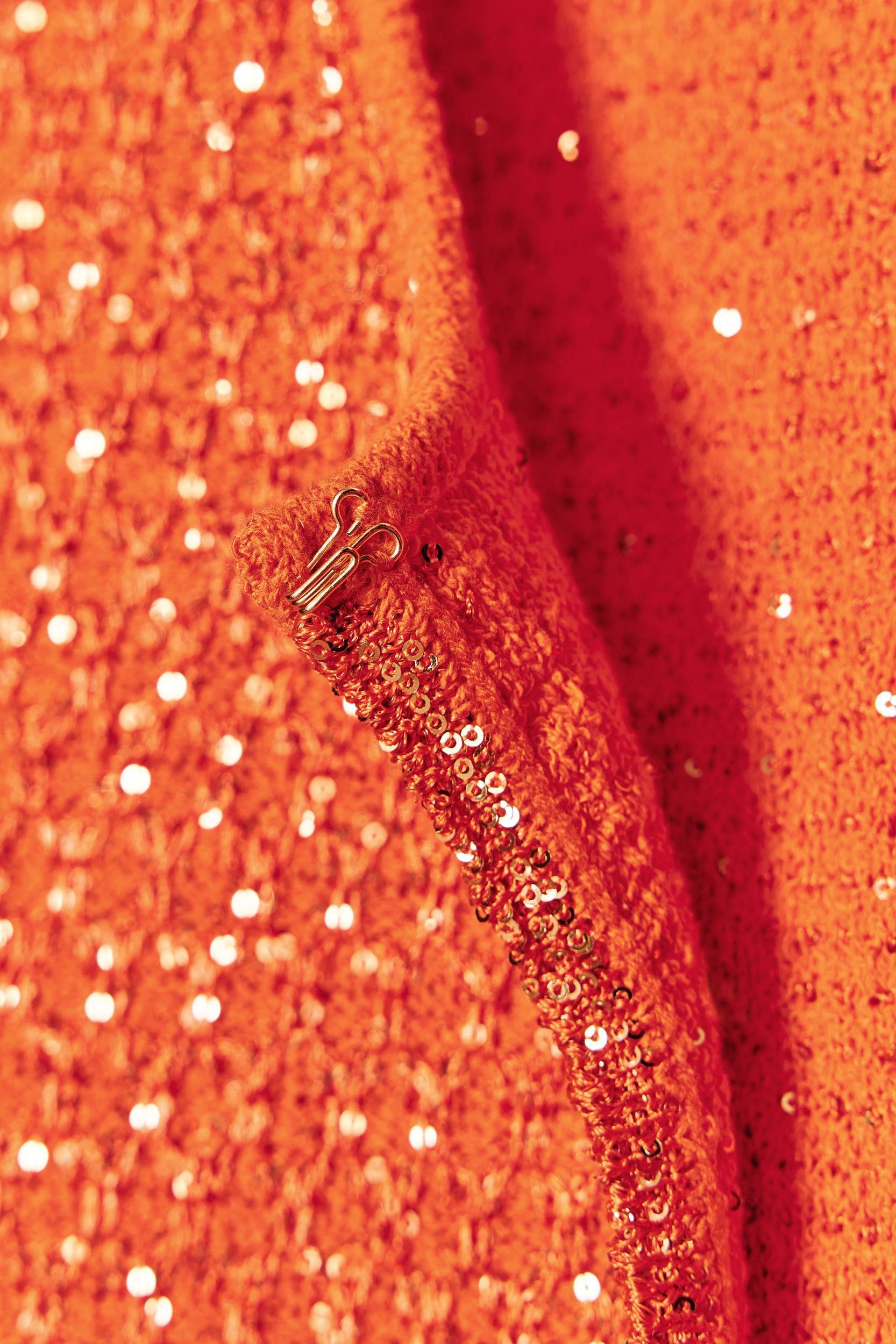 SEQUIN KNIT TOP Product Image