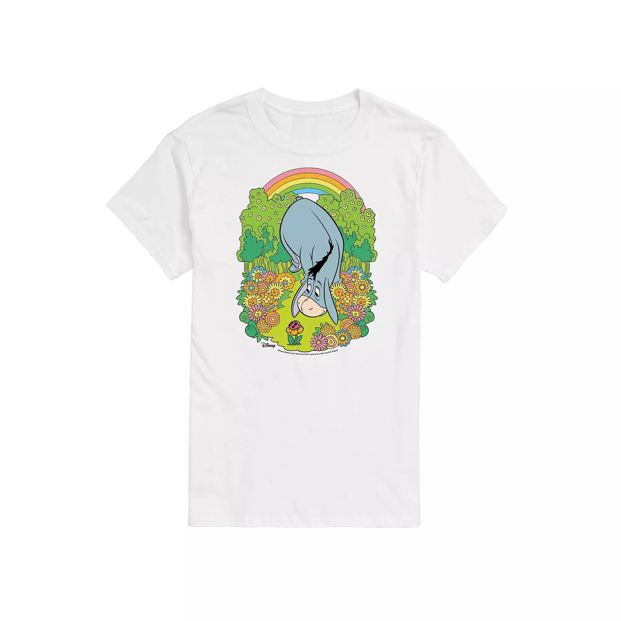 Disney's Winnie the Pooh Big & Tall Eeyore Rainbow Graphic Tee, Men's,  Product Image