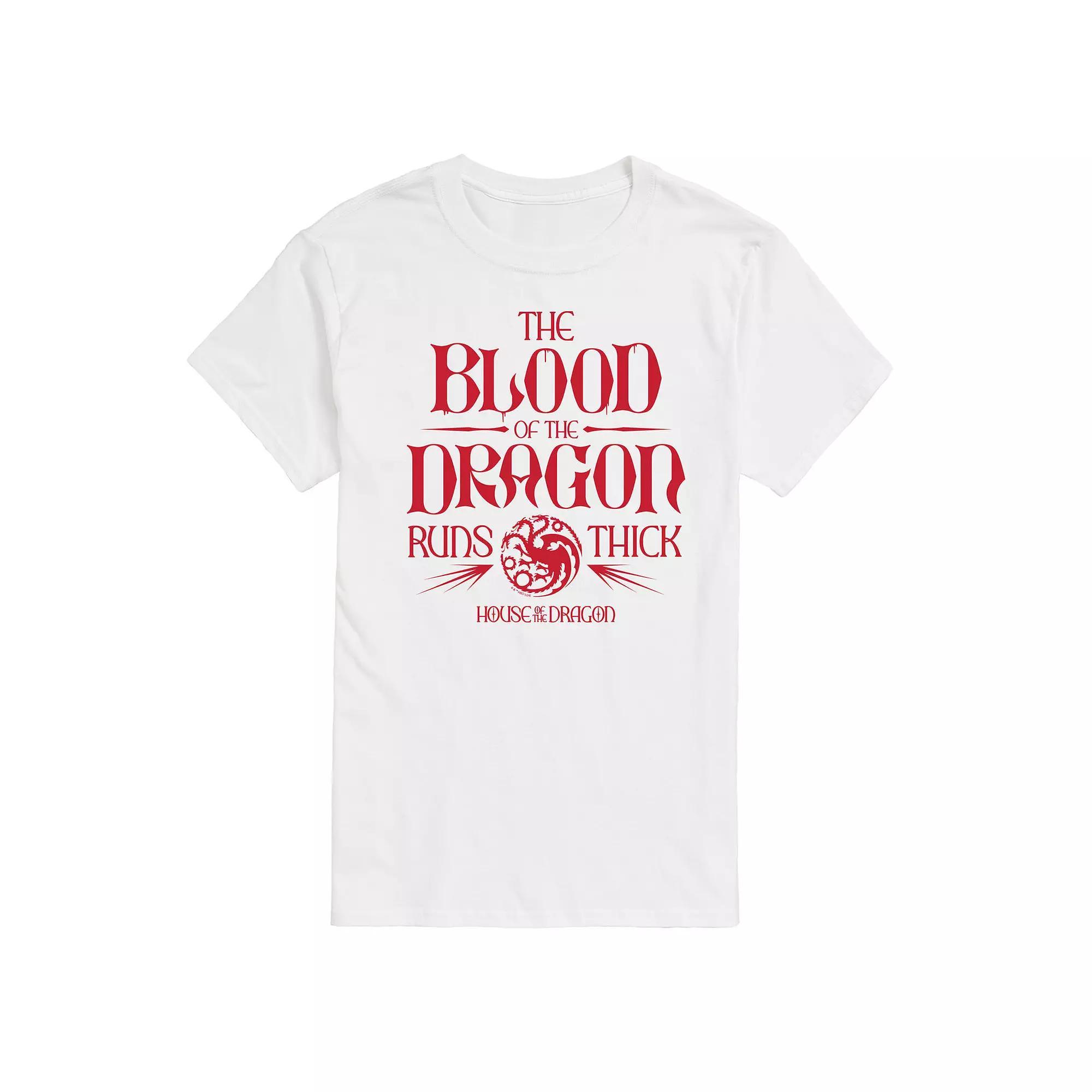 Men's House Of The Dragon Blood Of Dragon Graphic Tee,  Product Image