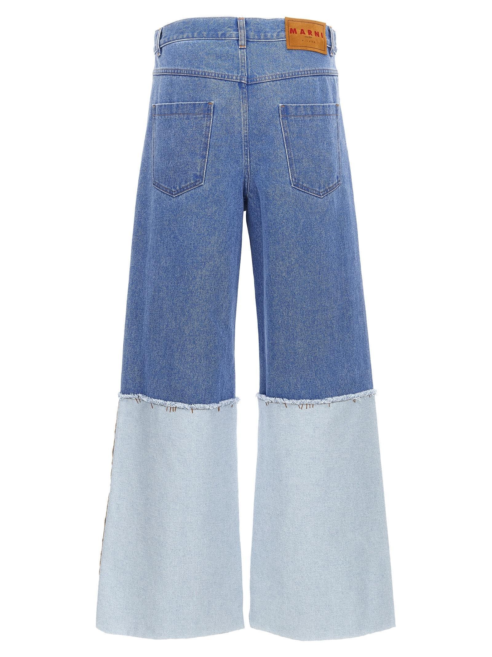 MARNI Trousers In Light Blue Product Image