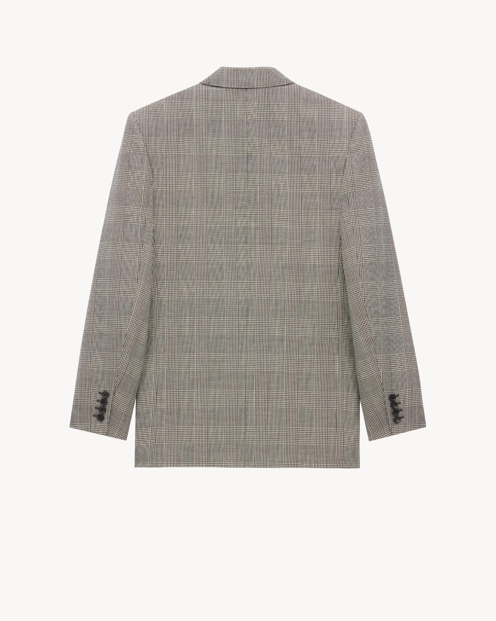 Yves jacket in prince of wales wool Product Image