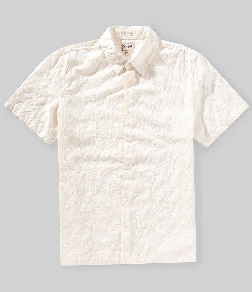 Guess Short Sleeve Jacoby Embroidered Shirt Product Image