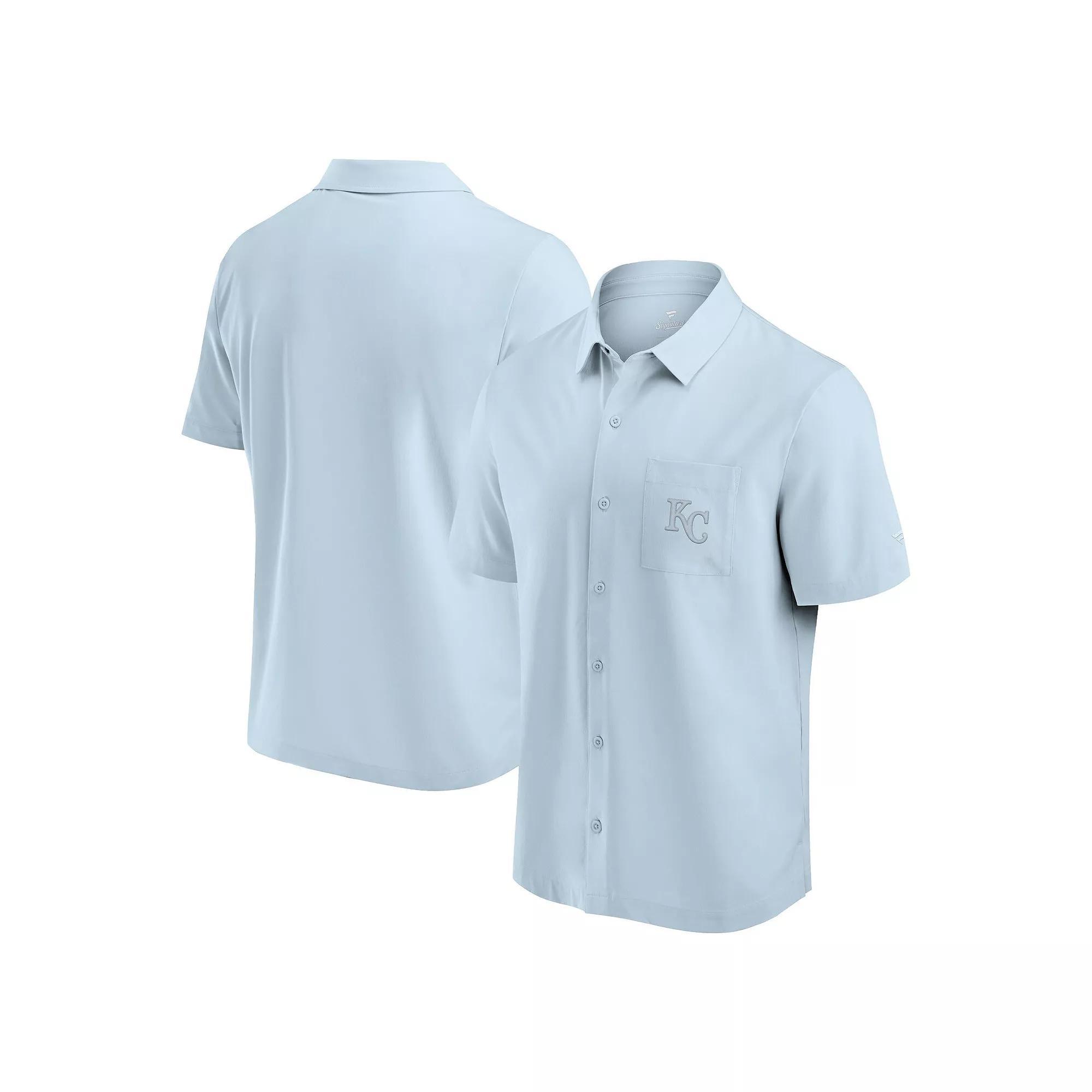 Men's Fanatics Light Blue Philadelphia Phillies Front Office Button-Up Shirt,  Product Image