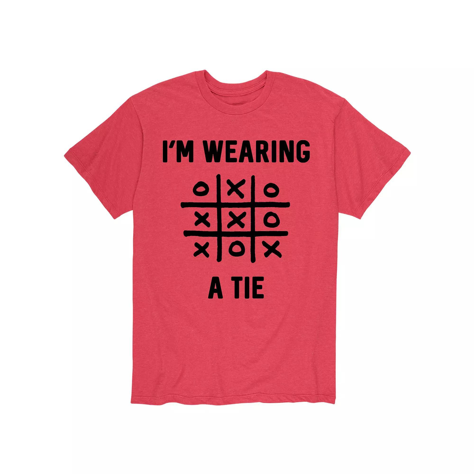 Big & Tall I'm Wearing a Tie Graphic Tee, Men's, Size: XL Tall, White Product Image