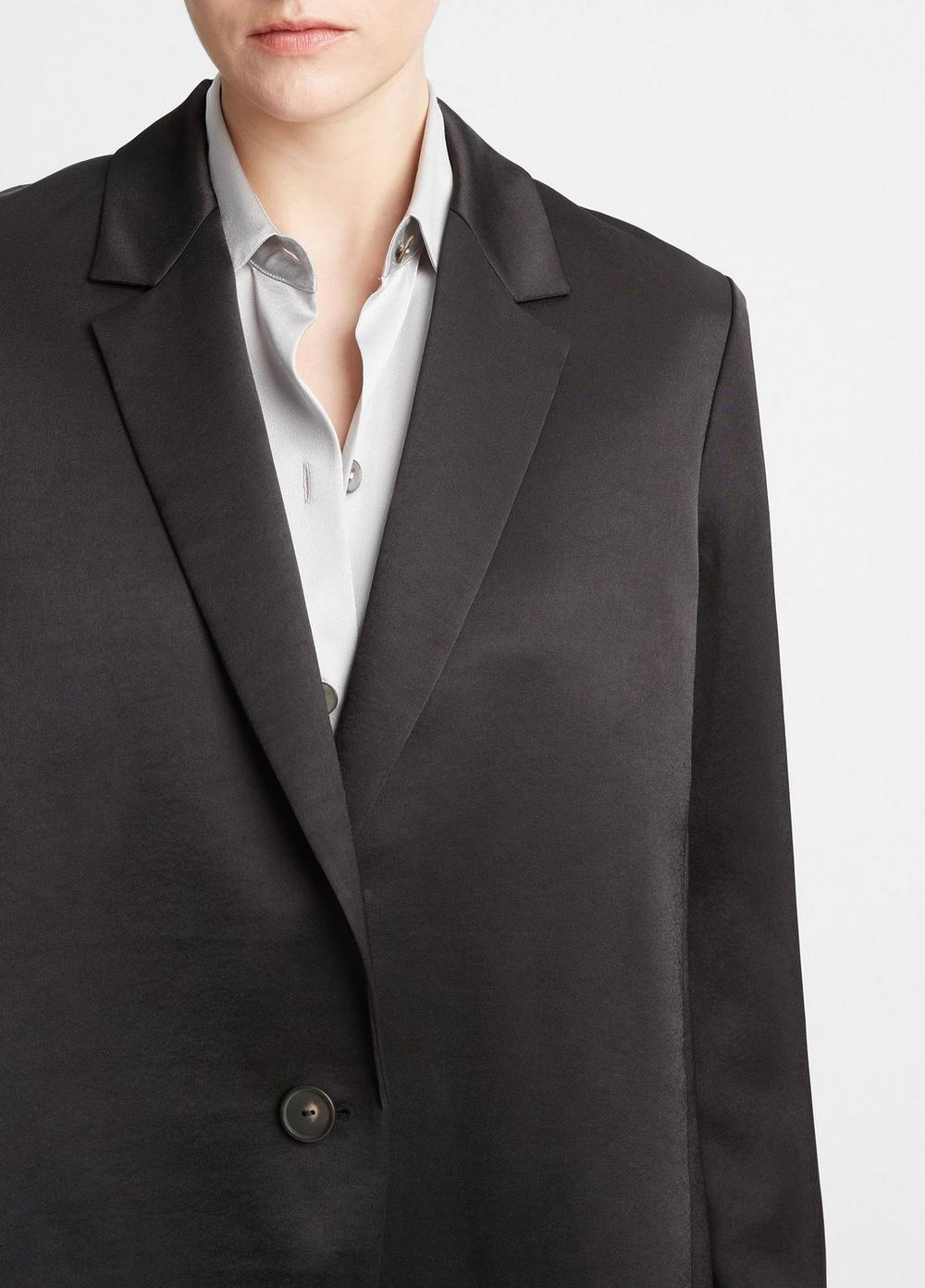 Fluid Satin Blazer Product Image