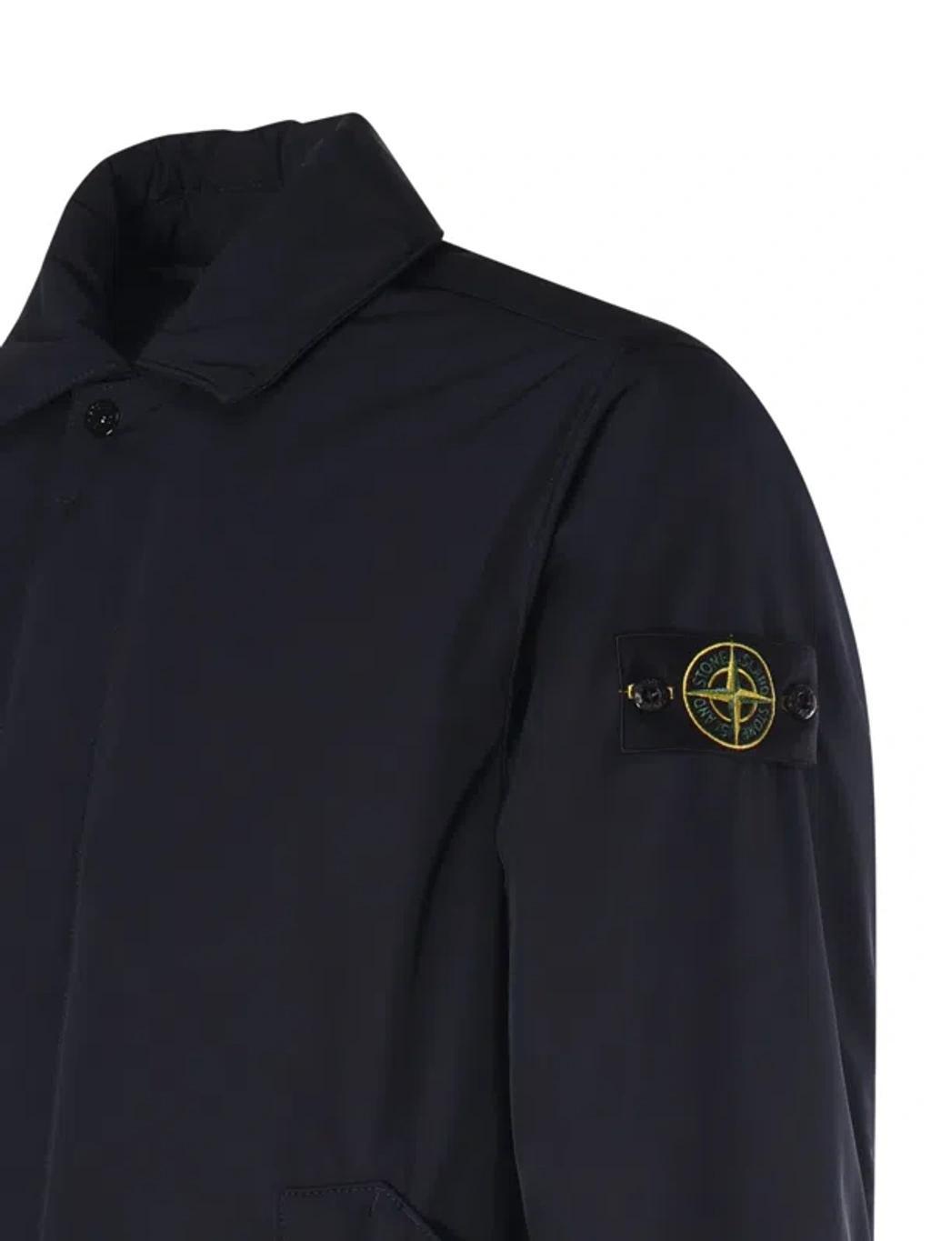 STONE ISLAND Coats In Blue Product Image