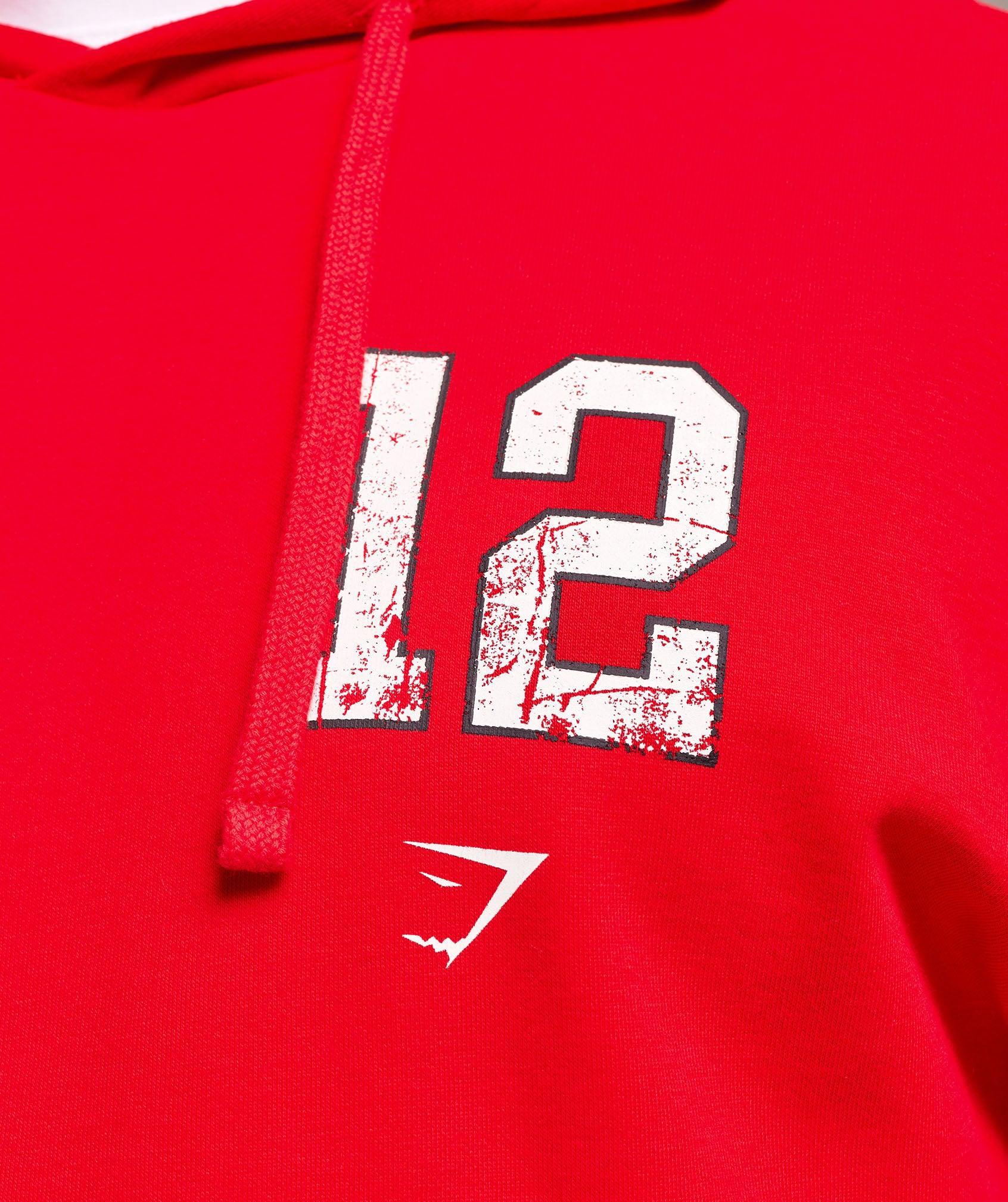 Gymshark Campus Hoodie - Athletic Red Male Product Image