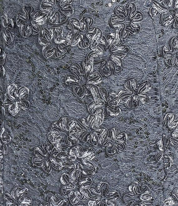 Alex Evenings Soutache Off the Shoulder Short Sleeve Fit and Flare Midi Dress Product Image