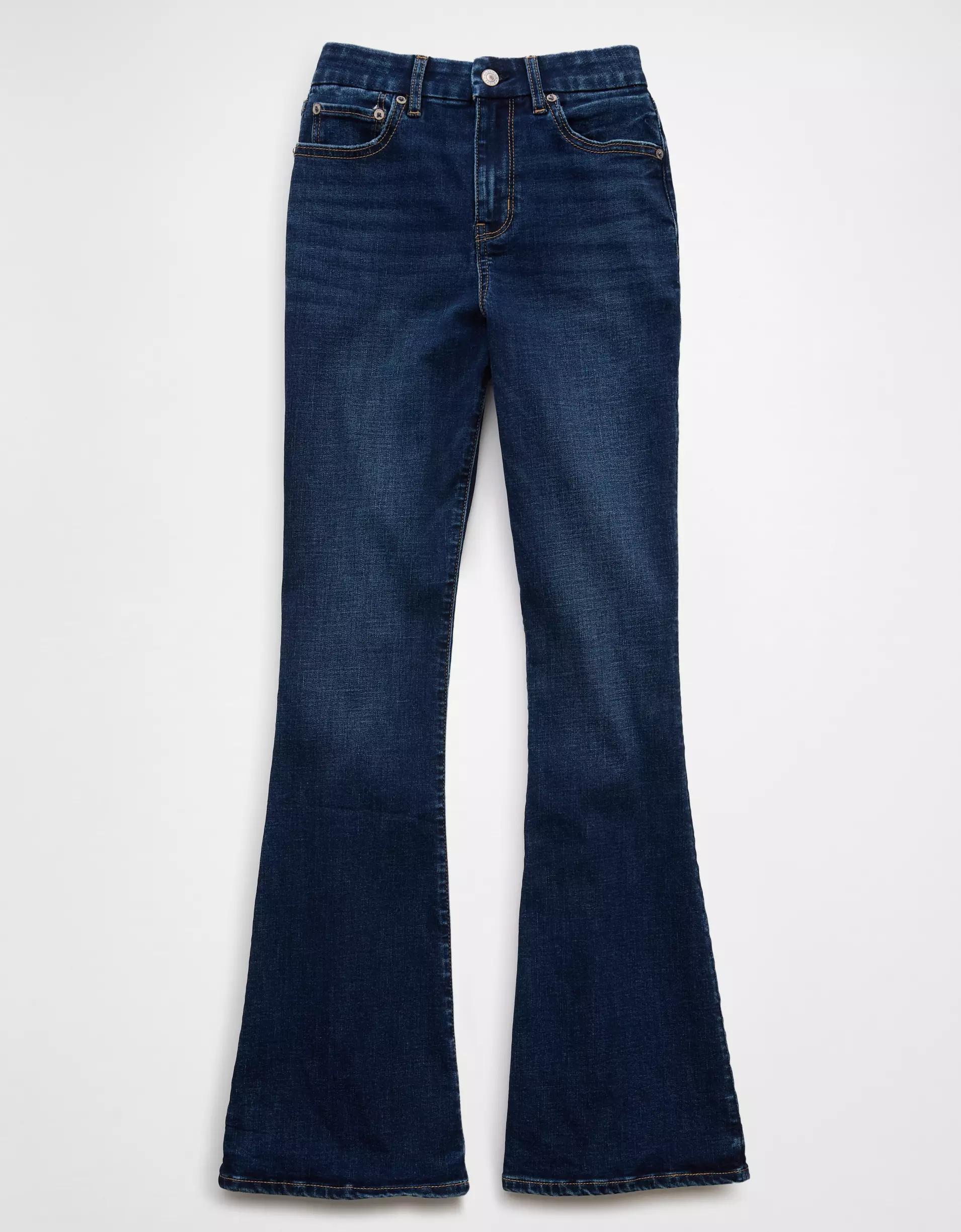 AE Next Level Curvy Super High-Waisted Flare Jean Product Image