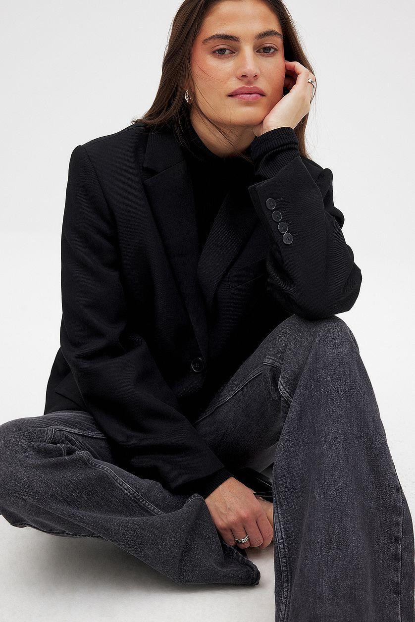 High Waist Flared Denim Product Image