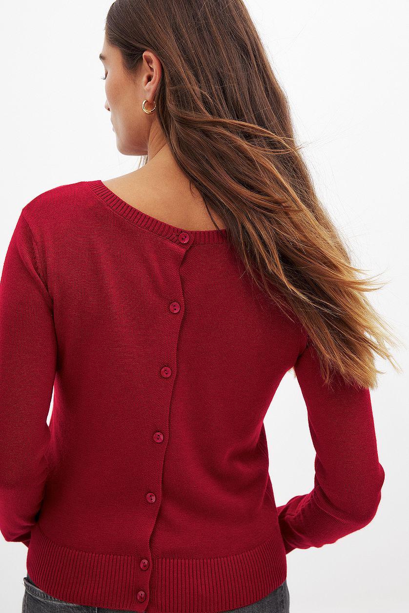 Knitted Button Detail Cardigan Product Image