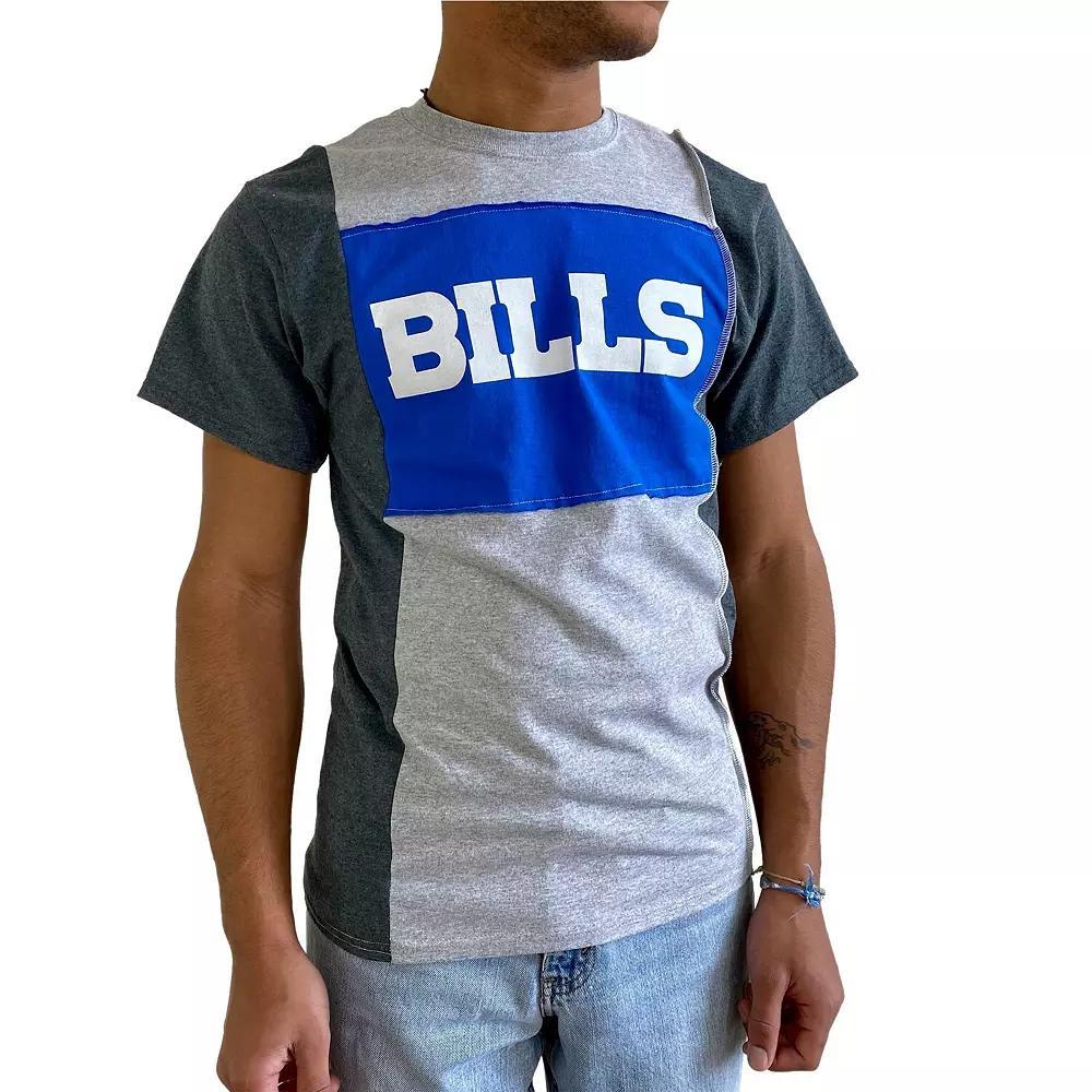 Men's Refried Apparel Heathered Gray Buffalo Bills Split T-Shirt, Size: Medium, Grey Product Image