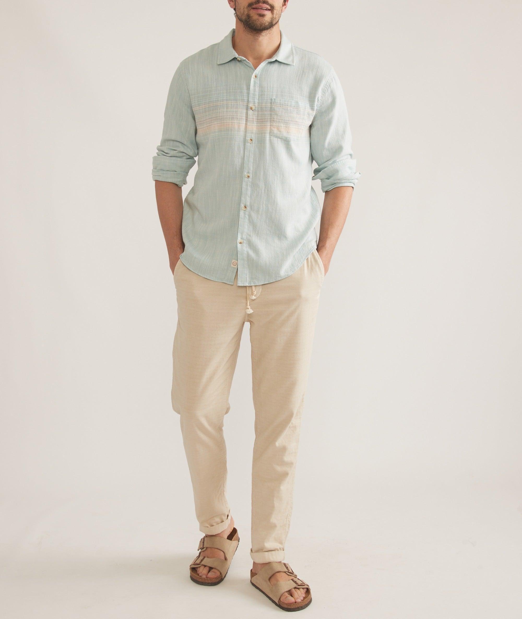 Stretch Selvage Long Sleeve Shirt Product Image