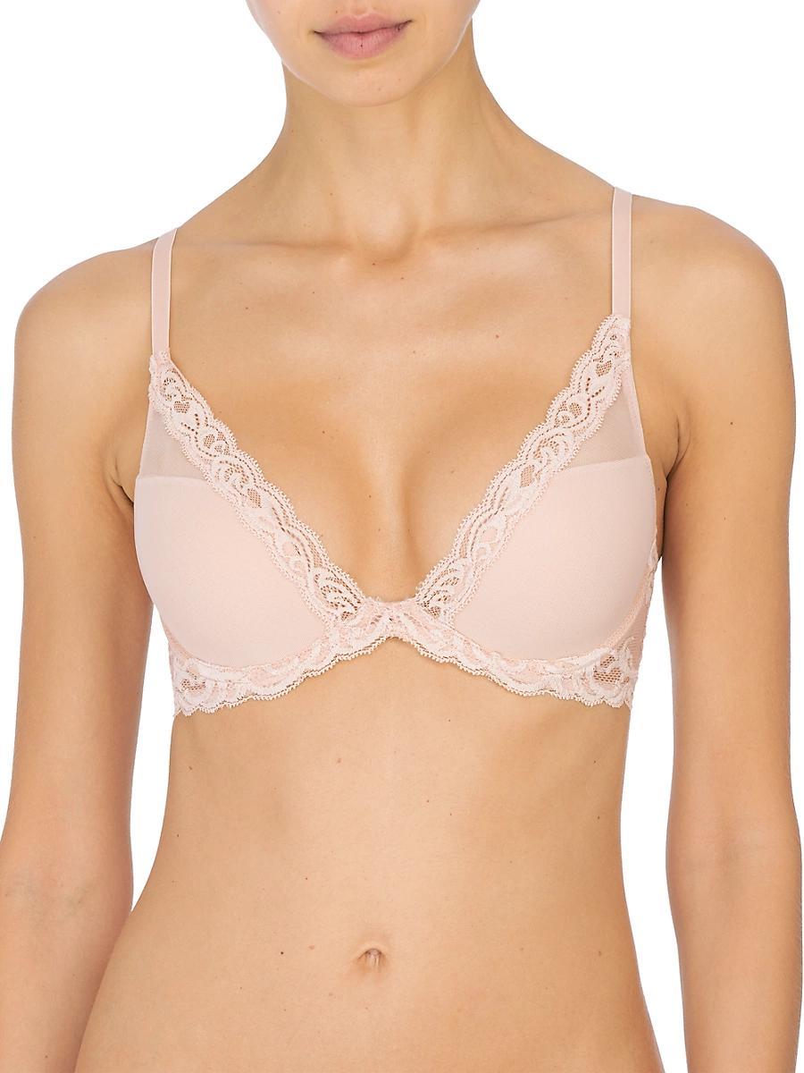 Womens Feathers Plunge T-Shirt Bra Product Image