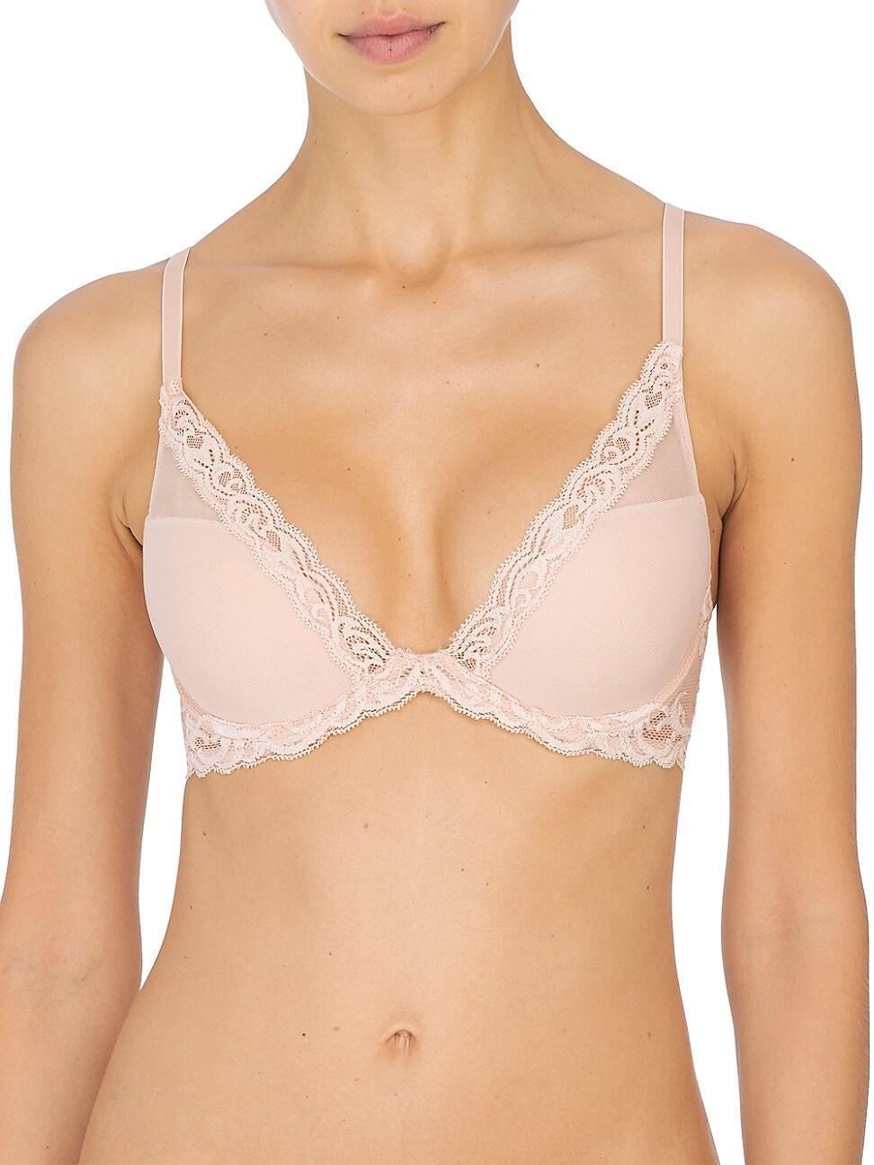 Womens Feathers Plunge T-Shirt Bra Product Image