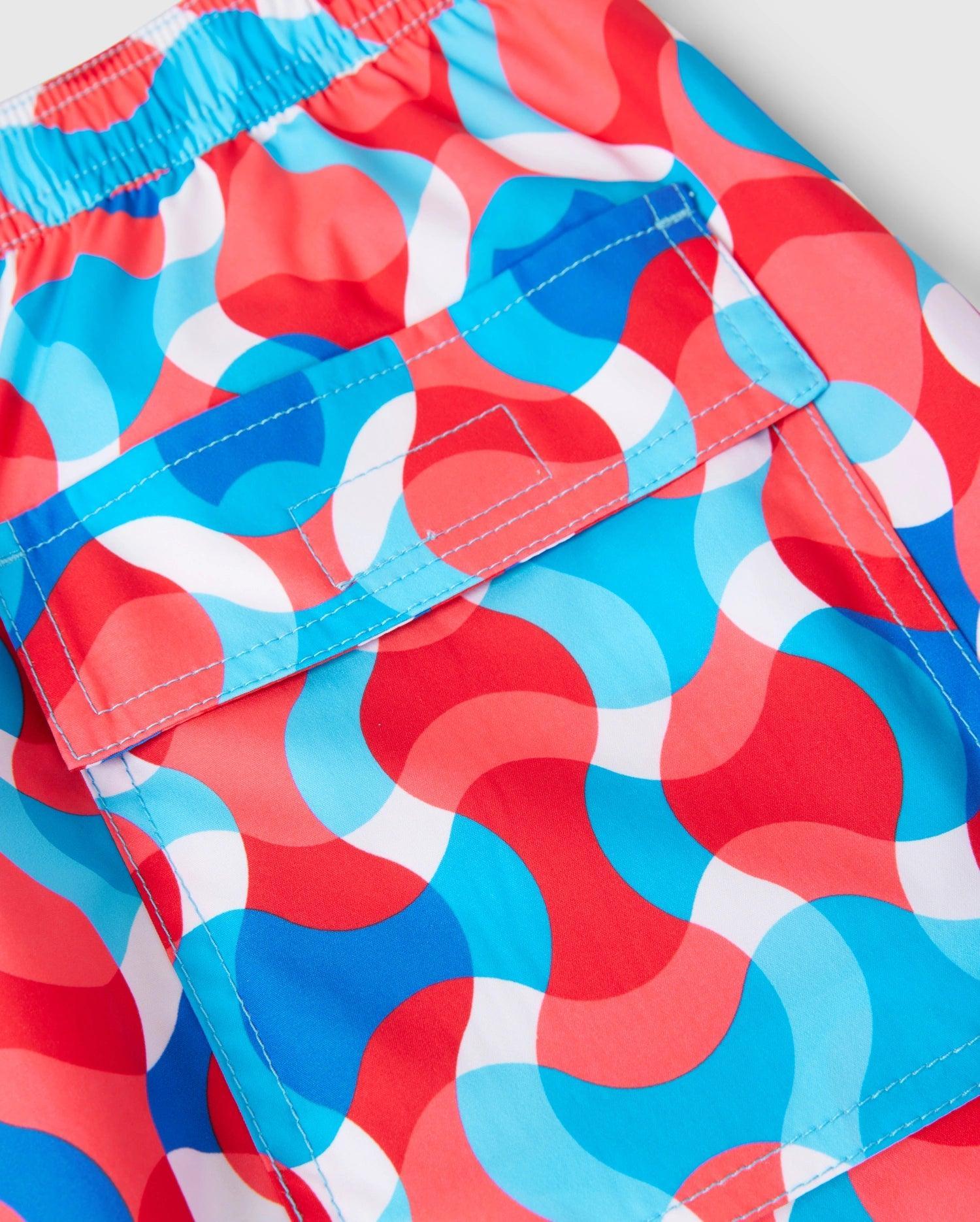 MENS WALTER LIGHTWEIGHT PRINT SWIM TRUNK - B6W863D200 Product Image