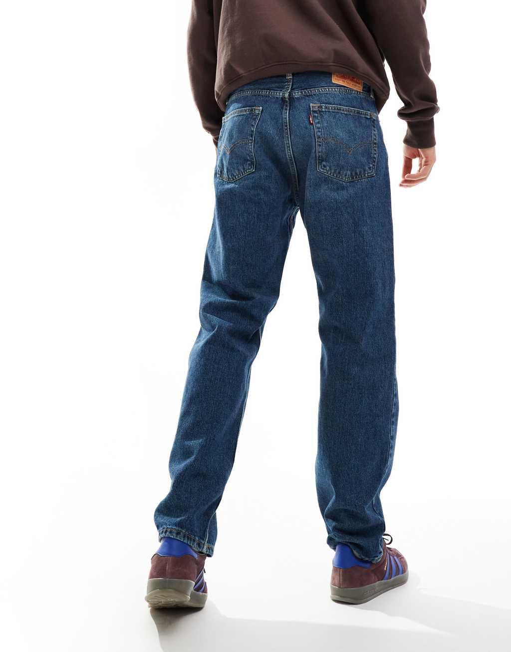 Levi's 555 '96 relaxed straight fit jeans in mid blue Product Image