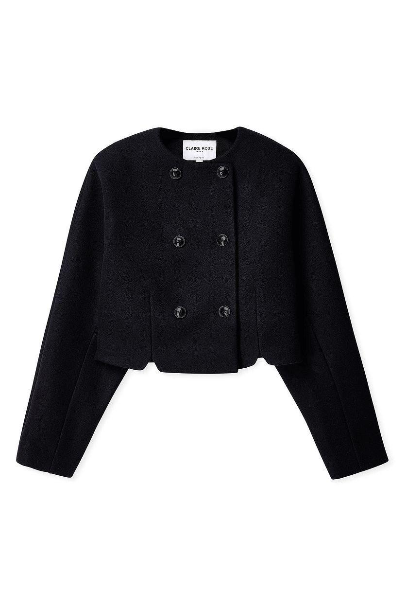 Wool Blend Short Jacket Product Image