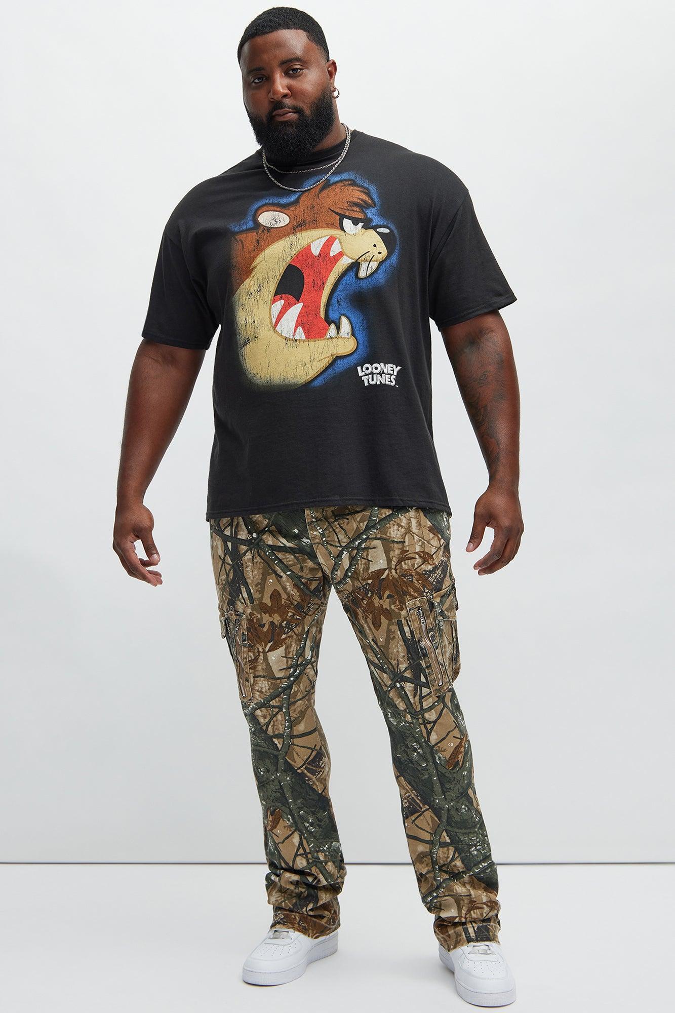 Get Me Started Cargo Slim Flare Pants - Green/combo Product Image