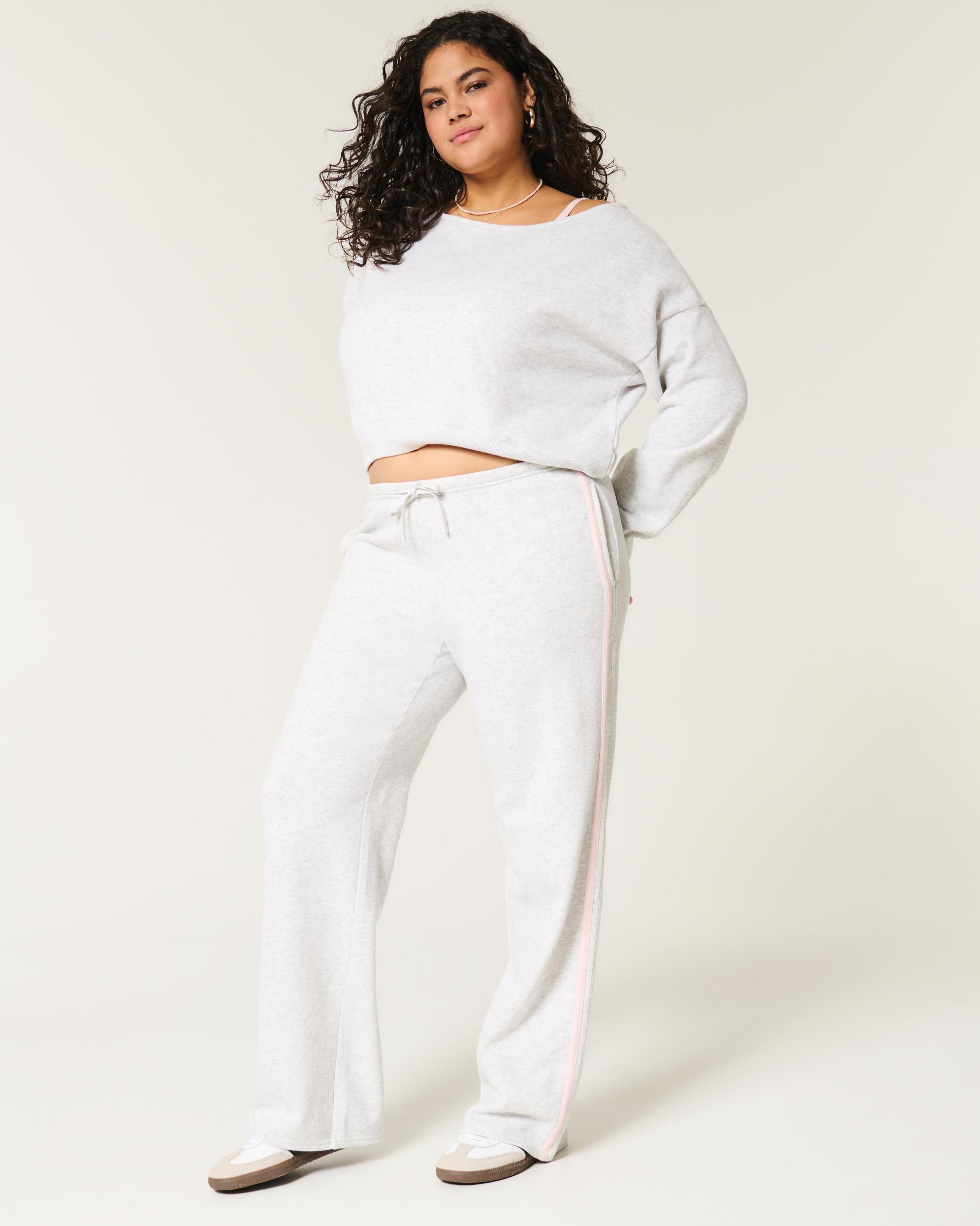 Side-Stripe Straight Sweatpants Product Image