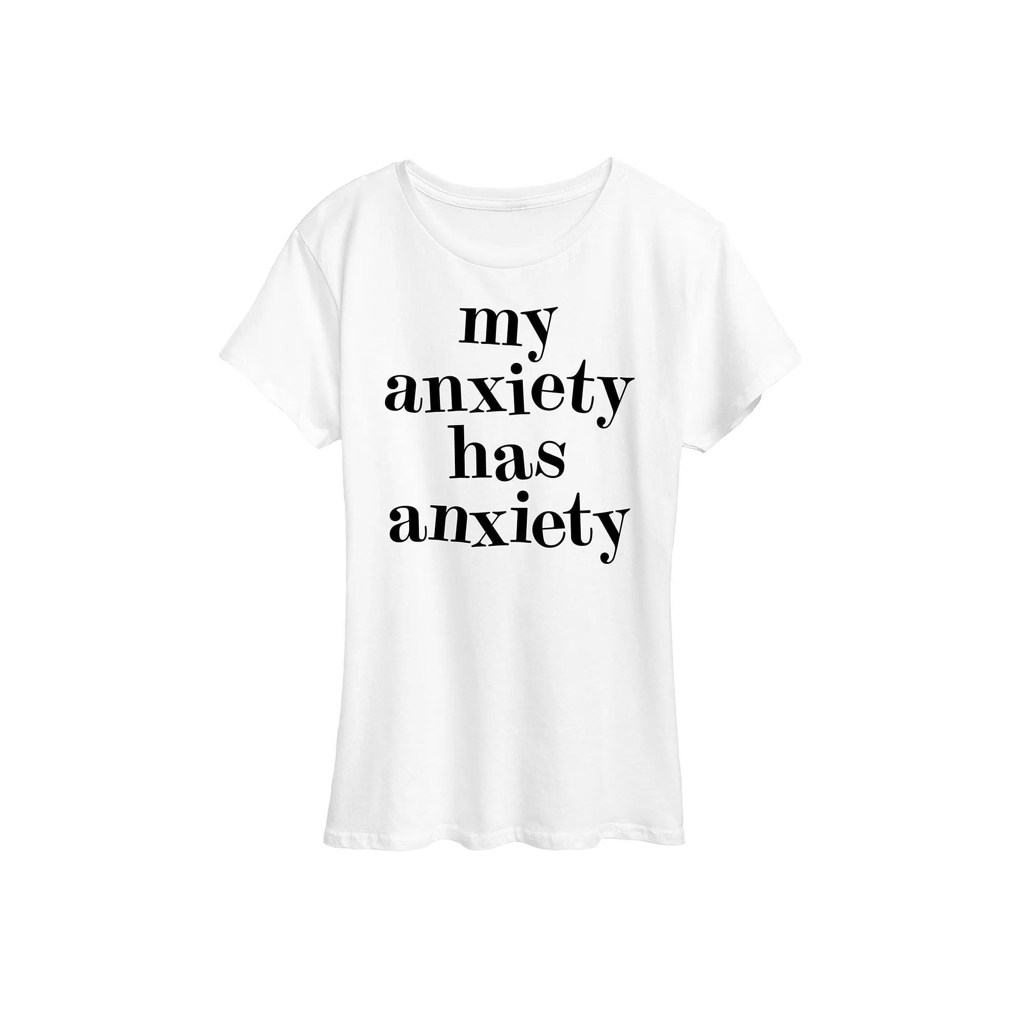 Women's My Anxiety Has Anxiety Graphic Tee,  Product Image