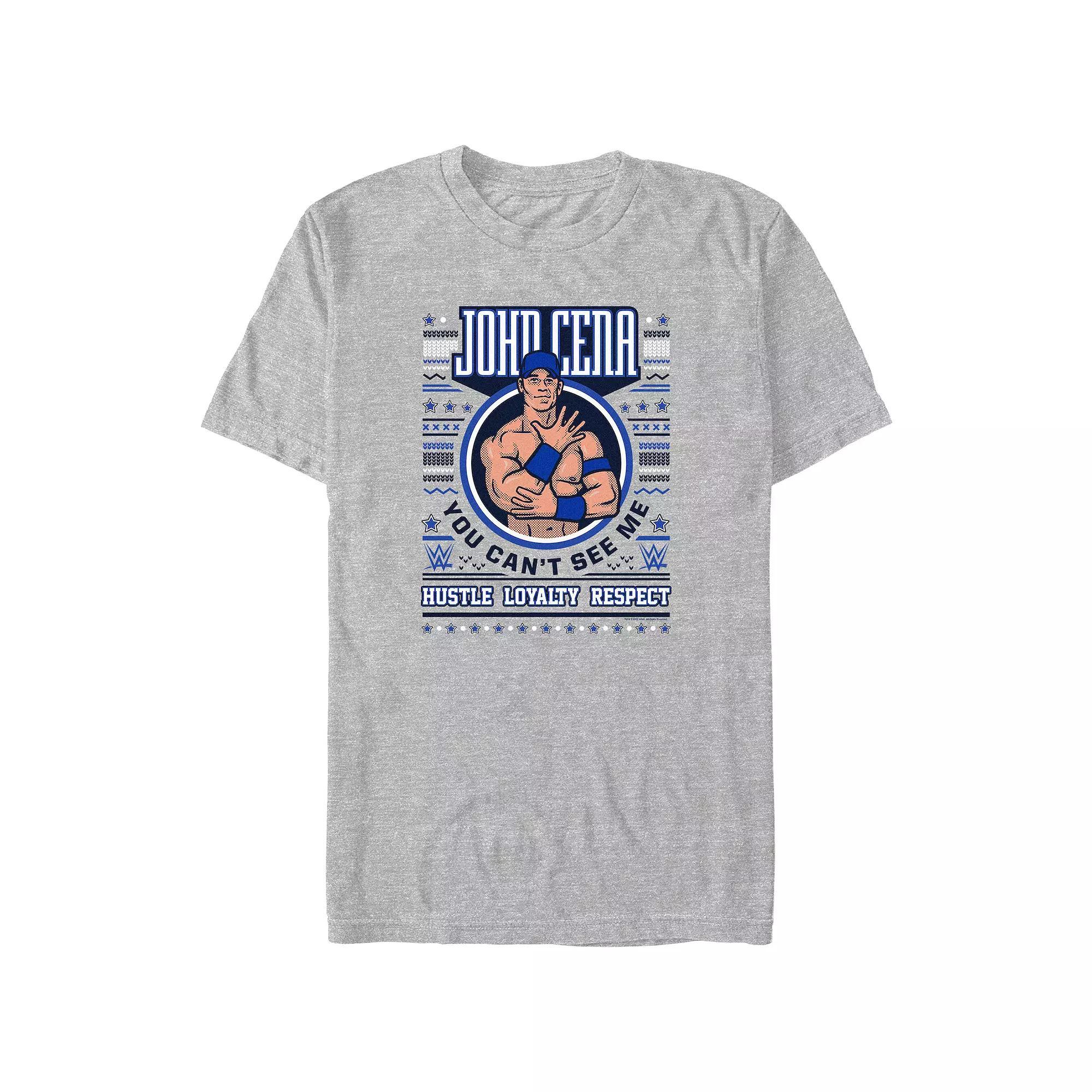 Big & Tall WWE John Cena Christmas Sweater Graphic Tee, Men's,  Product Image