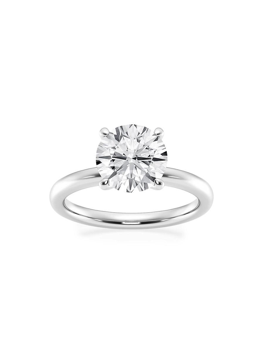 Womens Platinum & Round Lab-Grown Diamond Solitaire Ring/1.00-5.00 TCW Product Image