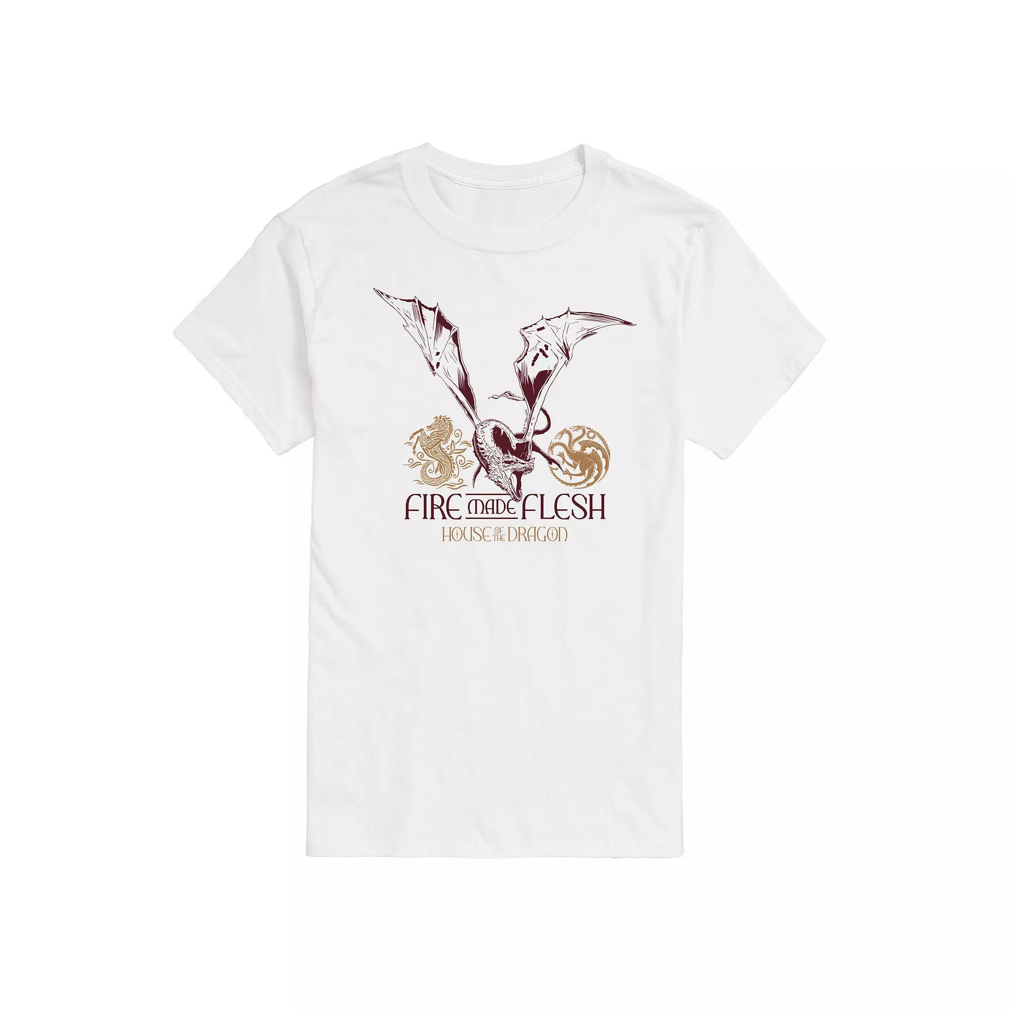 Men's House Of The Dragon Fire Made Flesh Graphic Tee,  Product Image