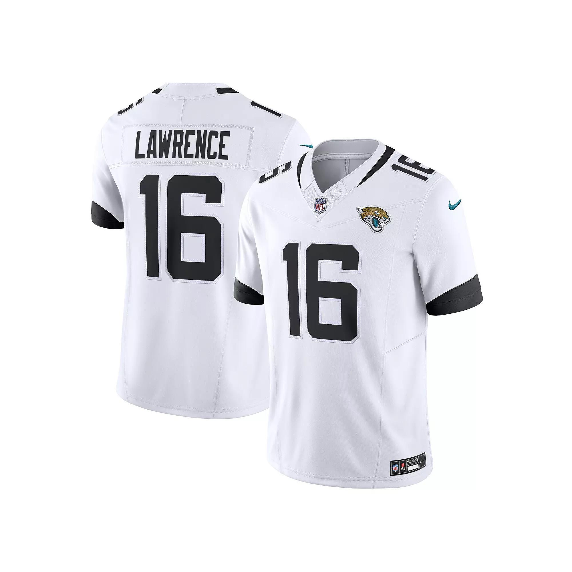 Men's Nike Trevor Lawrence White Jacksonville Jaguars Vapor F.U.S.E. Limited Jersey,  Product Image