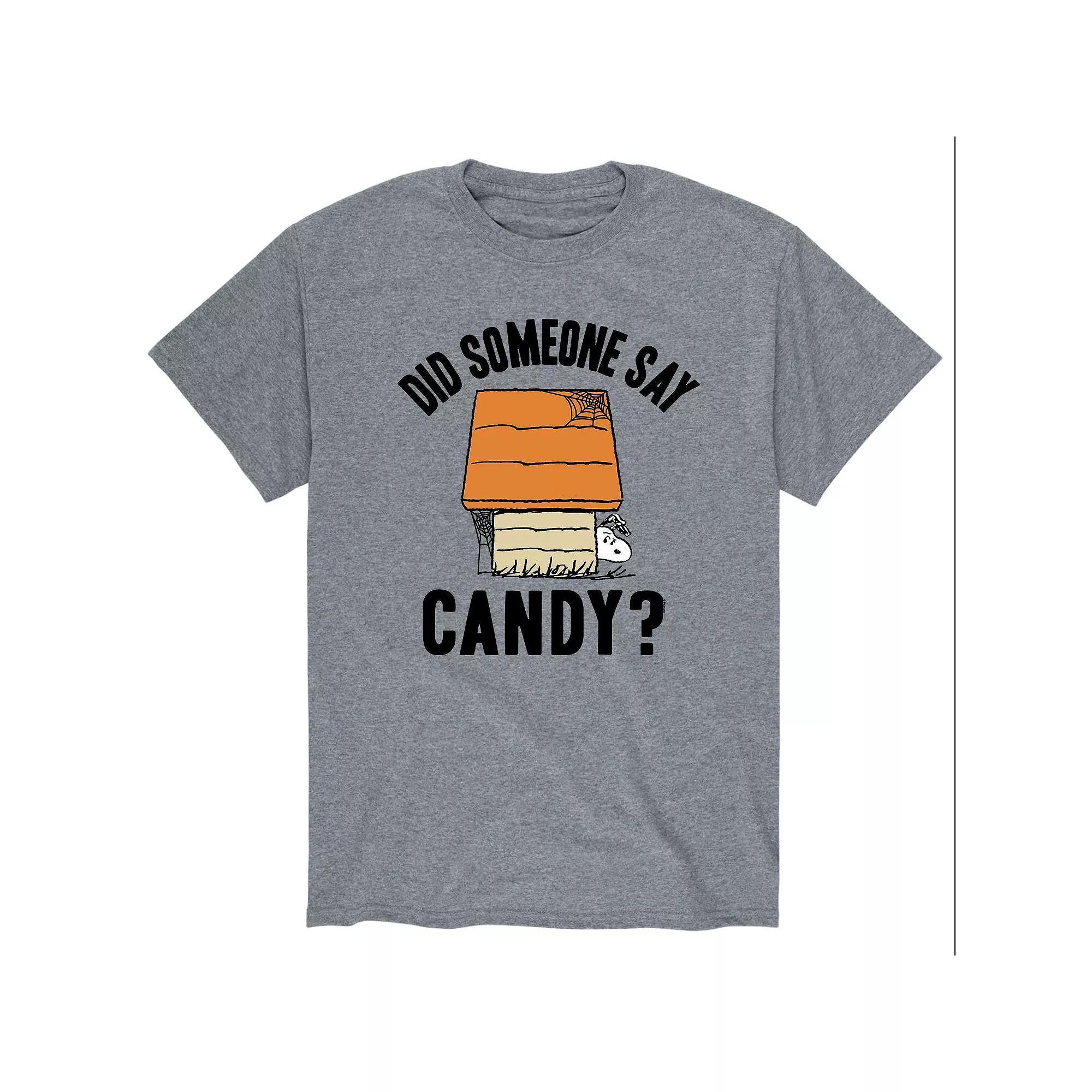 Men's Peanuts Snoopy Say Candy Tee,  Product Image
