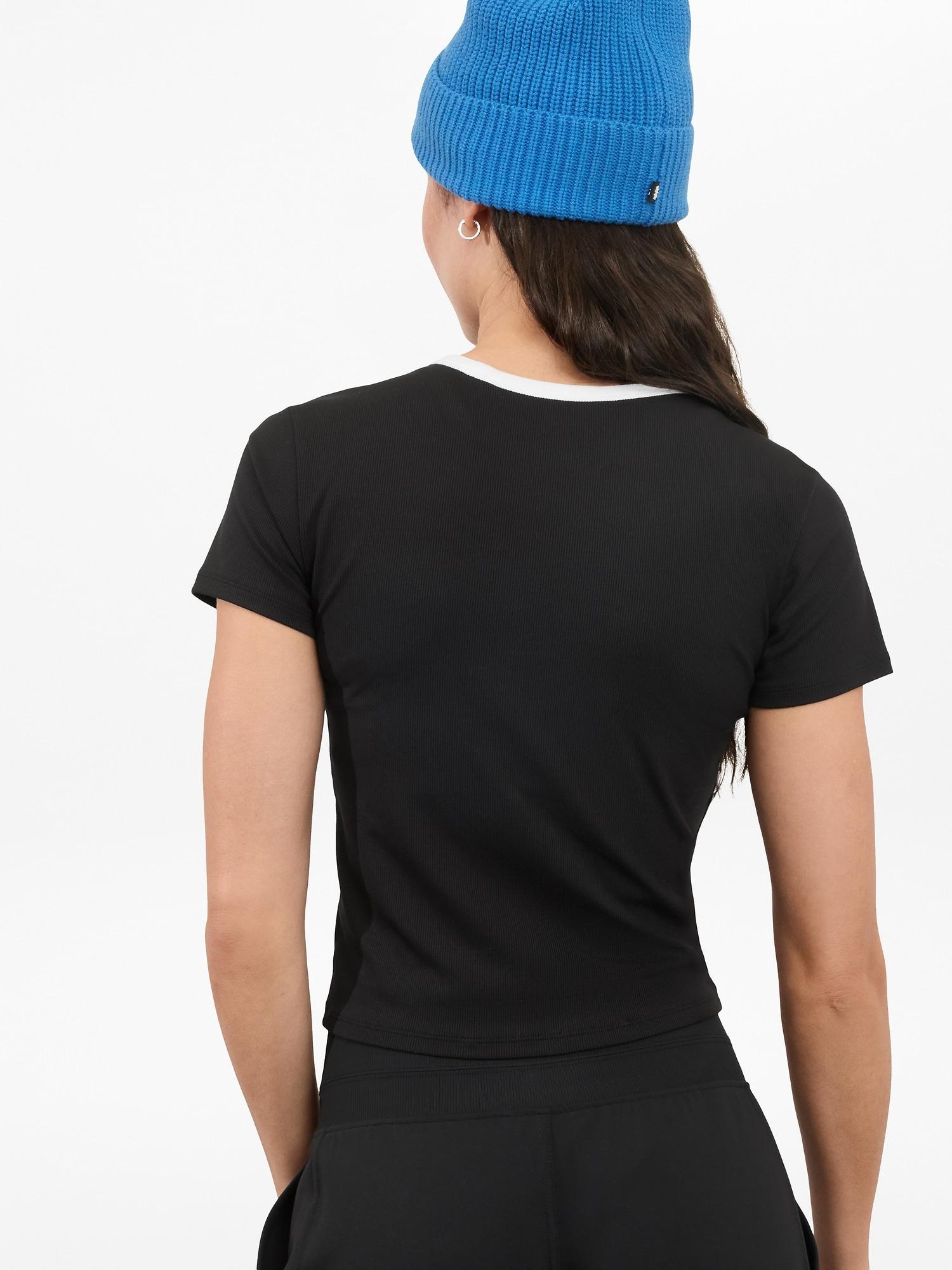Signature Rib Crop Tee Product Image
