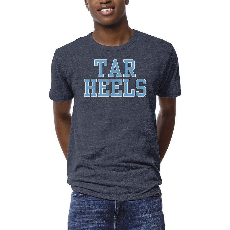 Men's League Collegiate Wear Heather Navy North Carolina Tar Heels Local Victory Falls Tri-Blend T-Shirt, Size: Large, Blue Product Image
