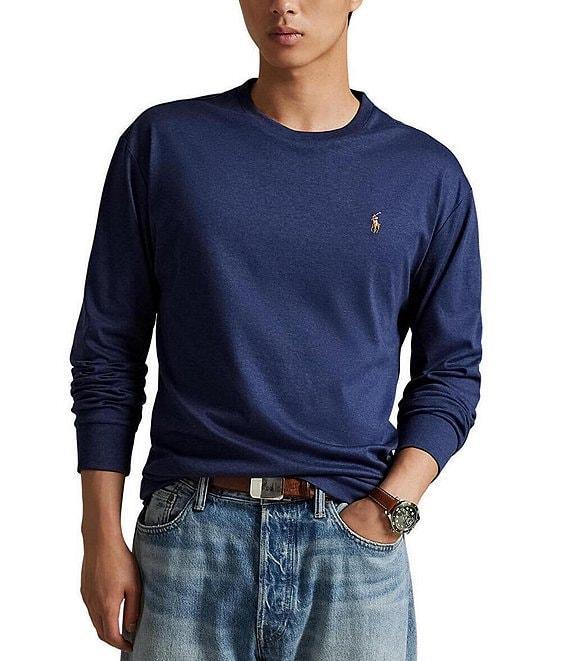 Polo Ralph Lauren Classic-Fit Soft Cotton Long Sleeve T-Shirt Product Image