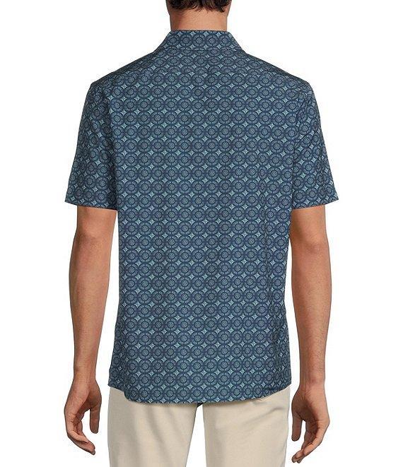 Rowm Tourister Rec & Relax Short Sleeve Medallion Print Shirt Product Image