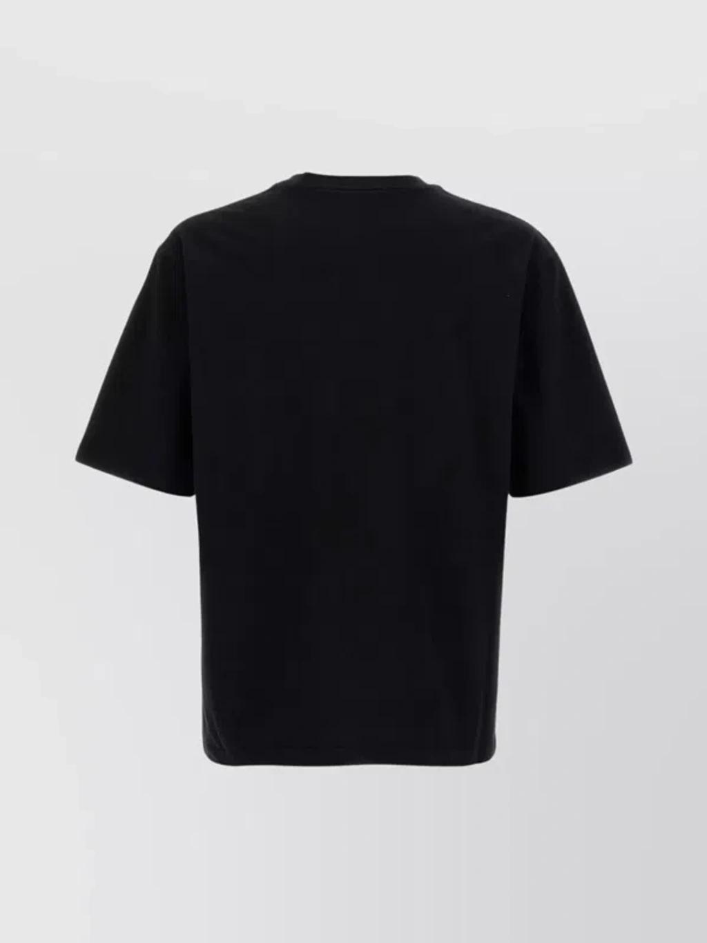 DSQUARED2 Loose Fit Cotton Logo T-shirt In Black Product Image