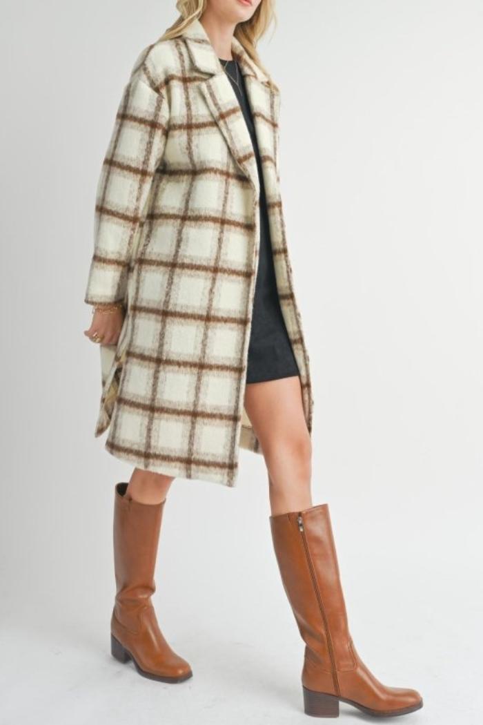 Emily Long Open Front Coat Product Image