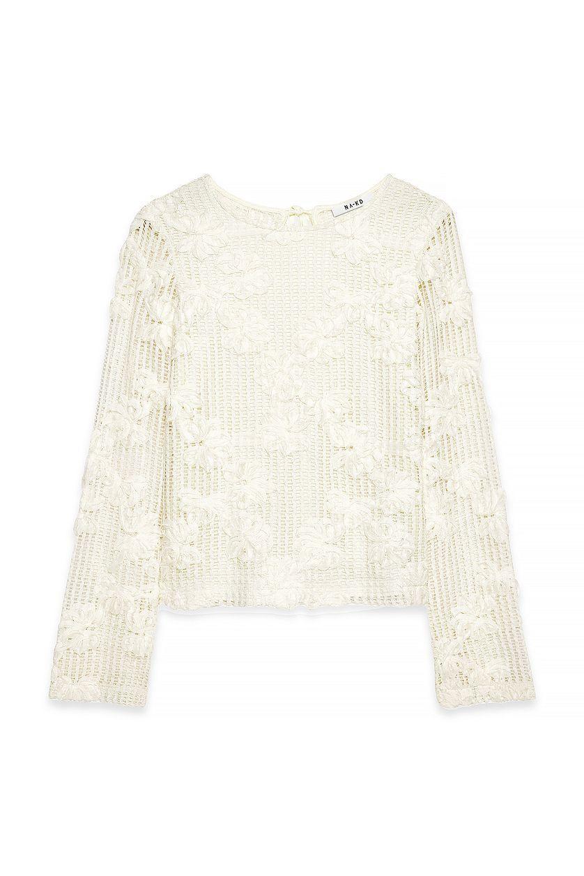 Crochet Detail Top Product Image