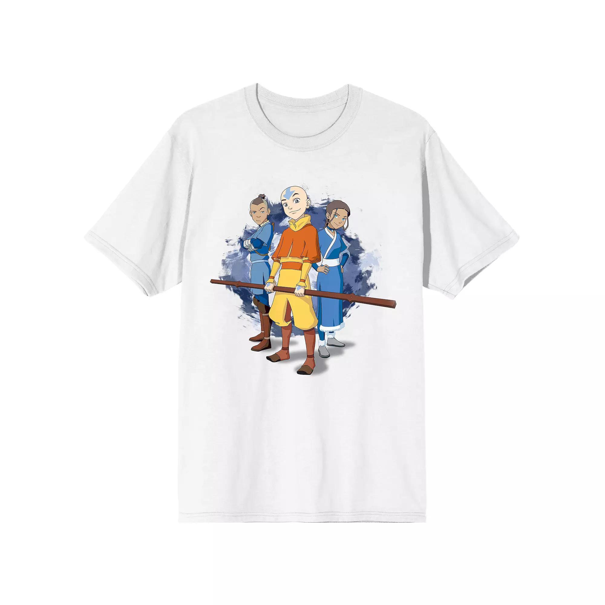 Men's Avatar Last Airbender Tee, Boy's, Size: XXL, White Product Image