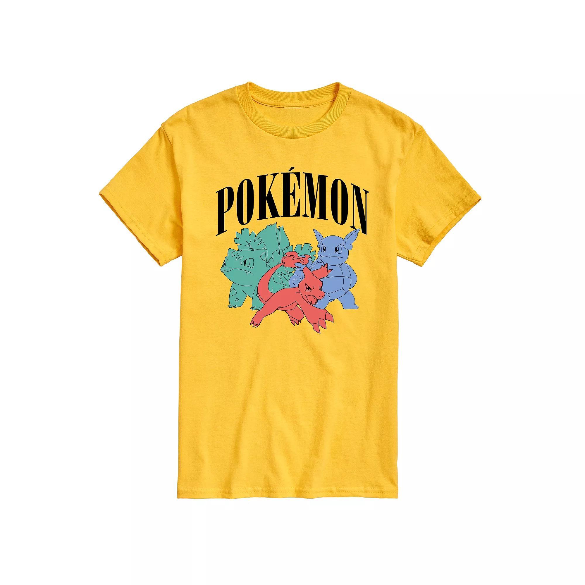 Men's Pokemon Charmeleon Ivysaur Wartortle Graphic Tee,  Product Image