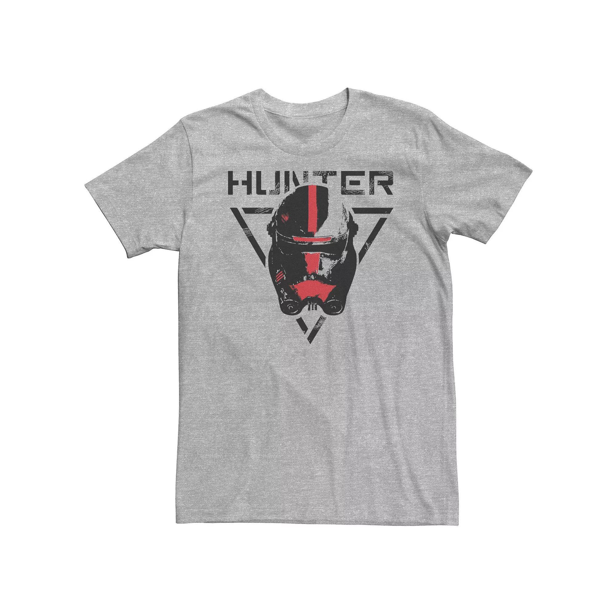 Big & Tall Star Wars: The Bad Batch Hunter C1 Tee, Men's, Size: 4XLT, Athletic Grey Product Image