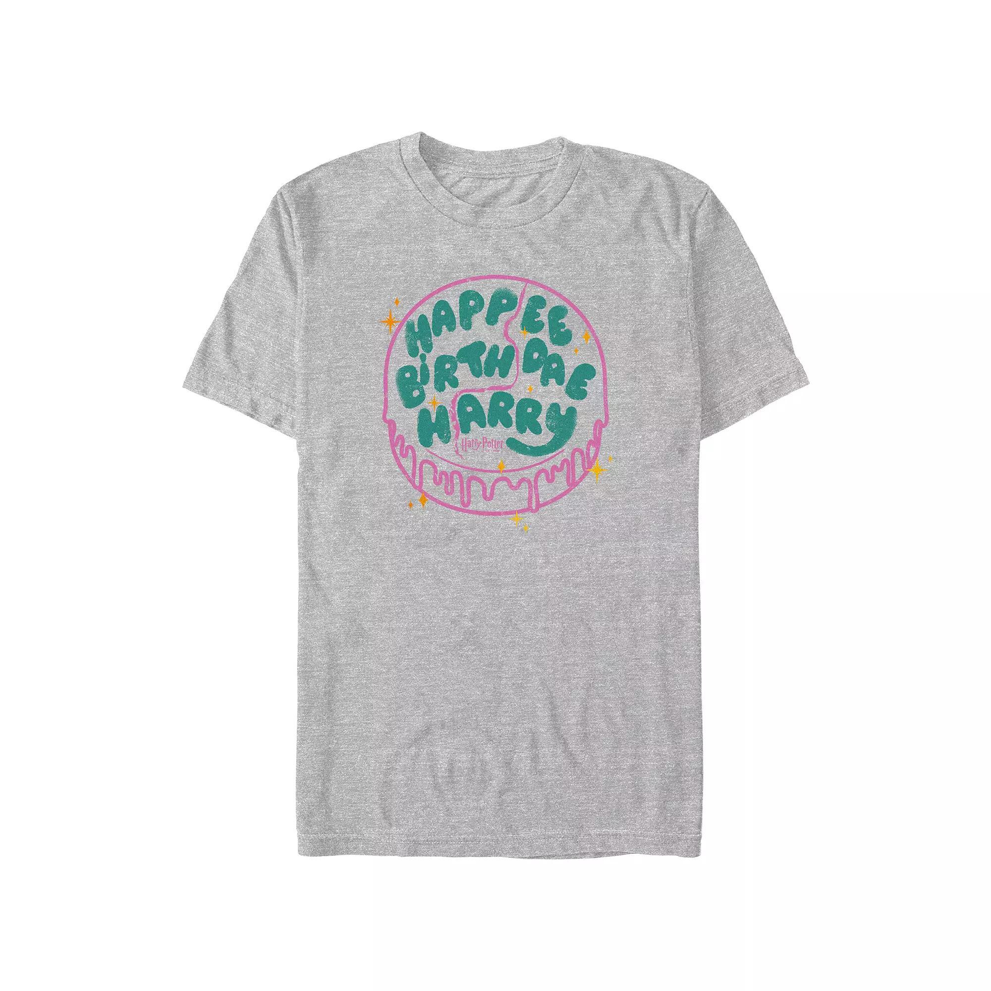 Men's Harry Potter Birthday Cake Graphic Tee,  Product Image