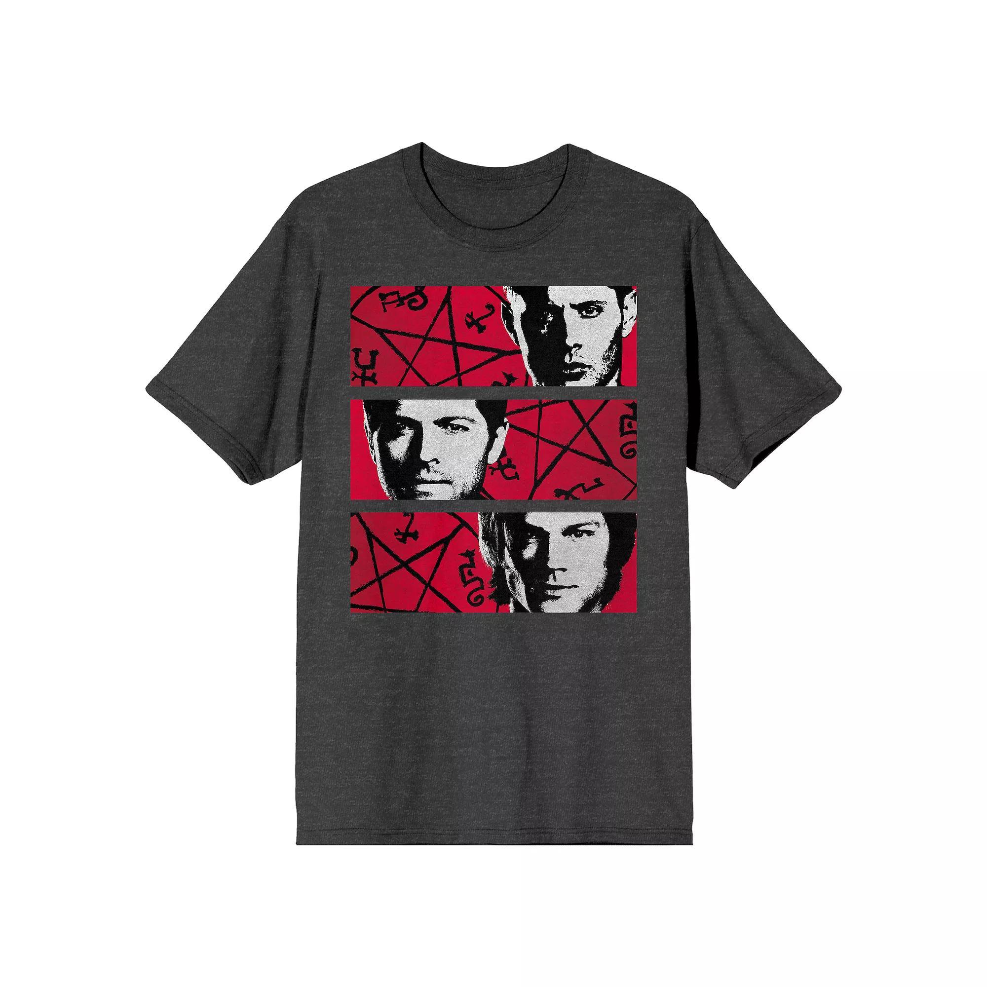 Men's Supernatural Main Character Short Sleeve Graphic T-Shirt, Size: XL, Gray Product Image