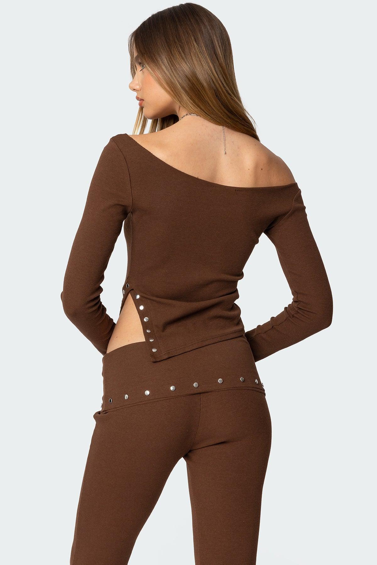 Aries Studded Asymmetric Top Product Image