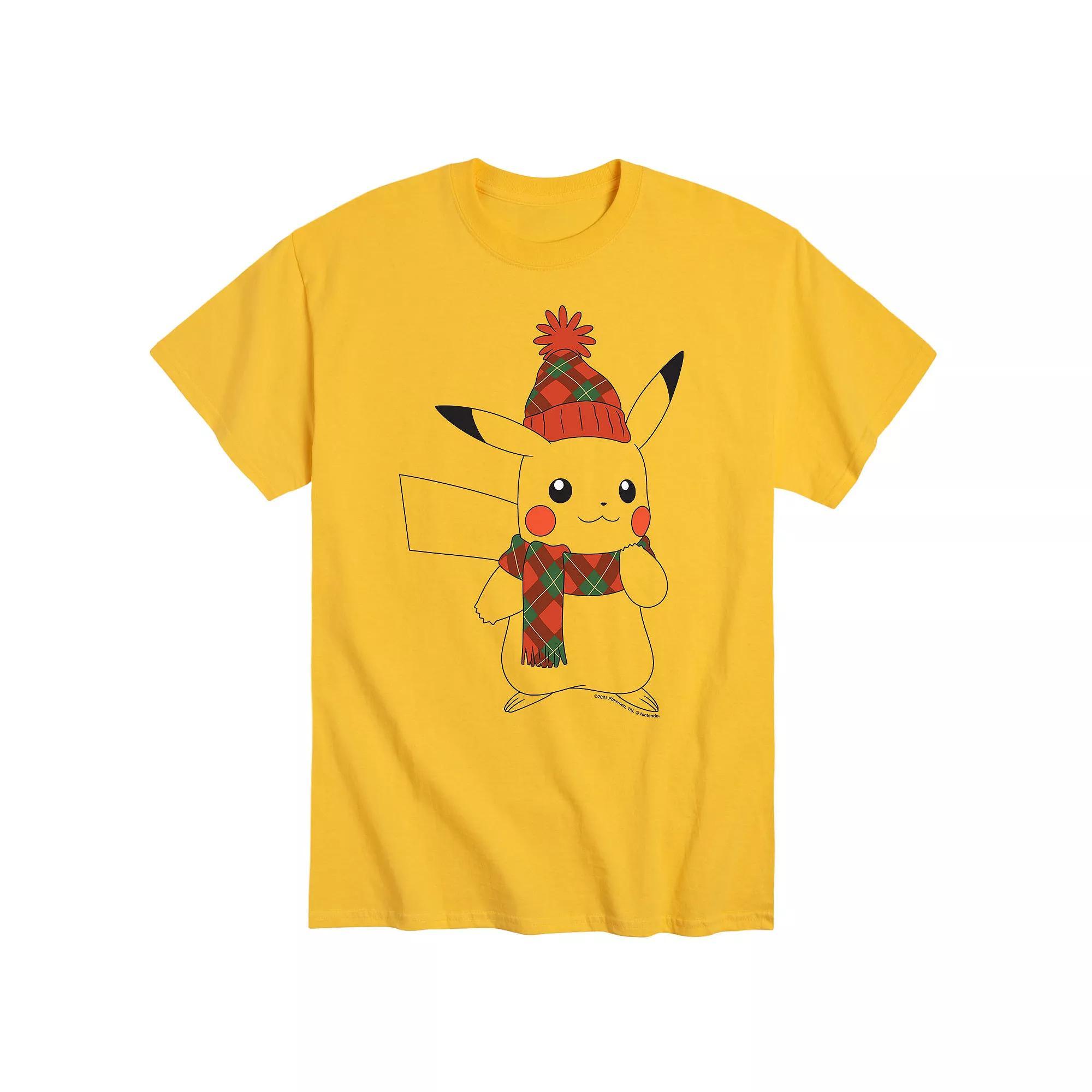 Men's Pokemon Pikachu Bundle up Tee,  Product Image